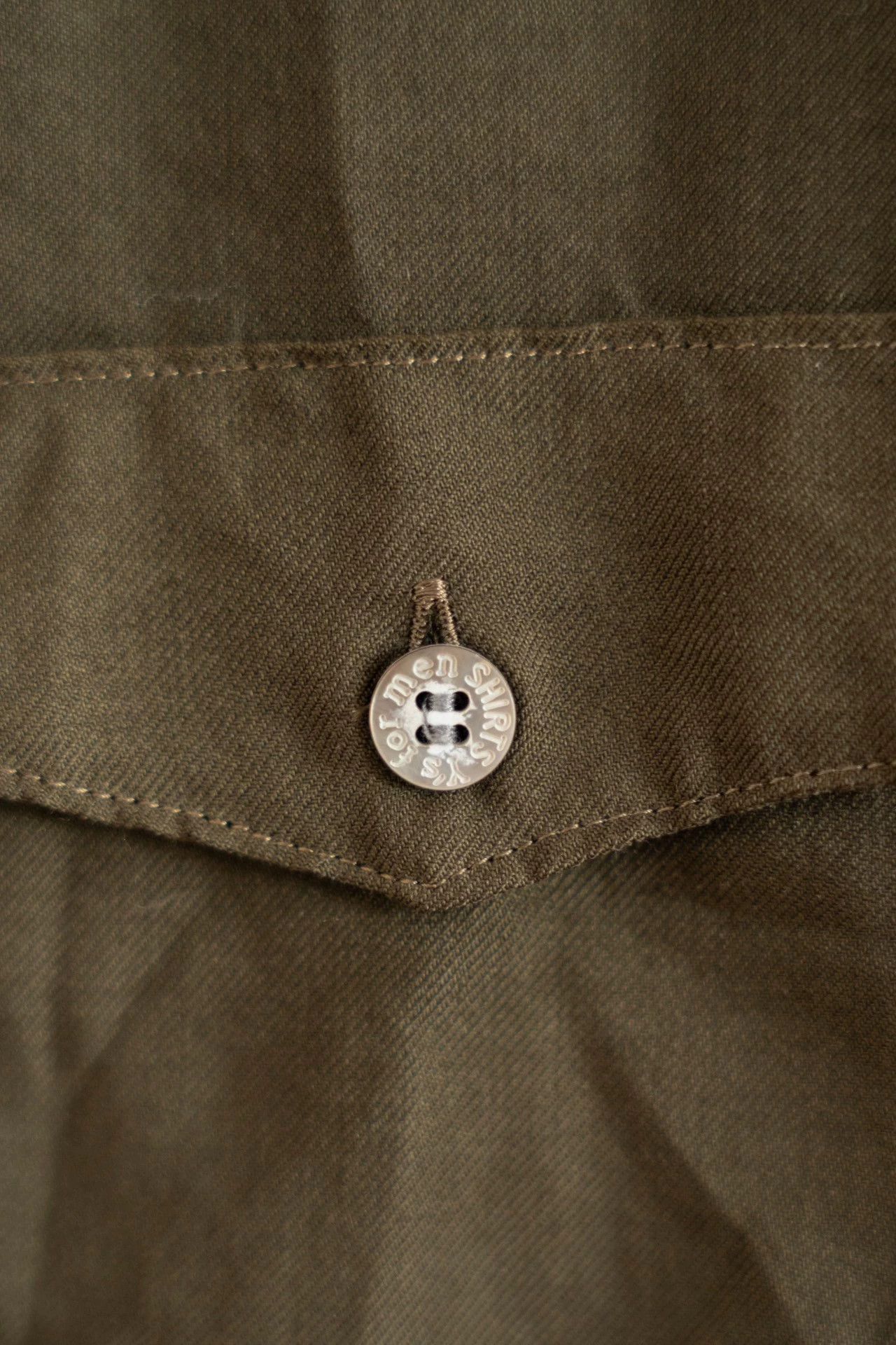 Yohji Yamamoto Yohji Yamamoto 90s Y's for men Olive Wool Shirt Size US M / EU 48-50 / 2 - 4 Thumbnail