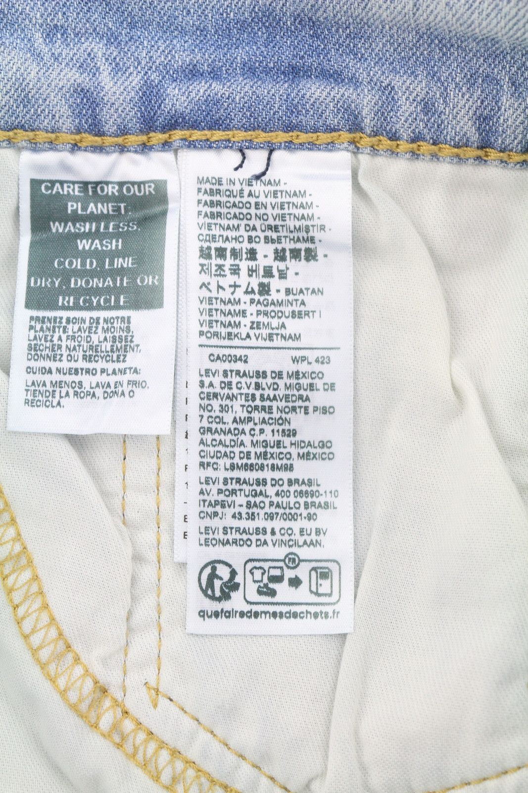 Levi's 512 W33/L32 Slim Taper Faded Blue Jeans 87083 Size US 33 - 7 Thumbnail