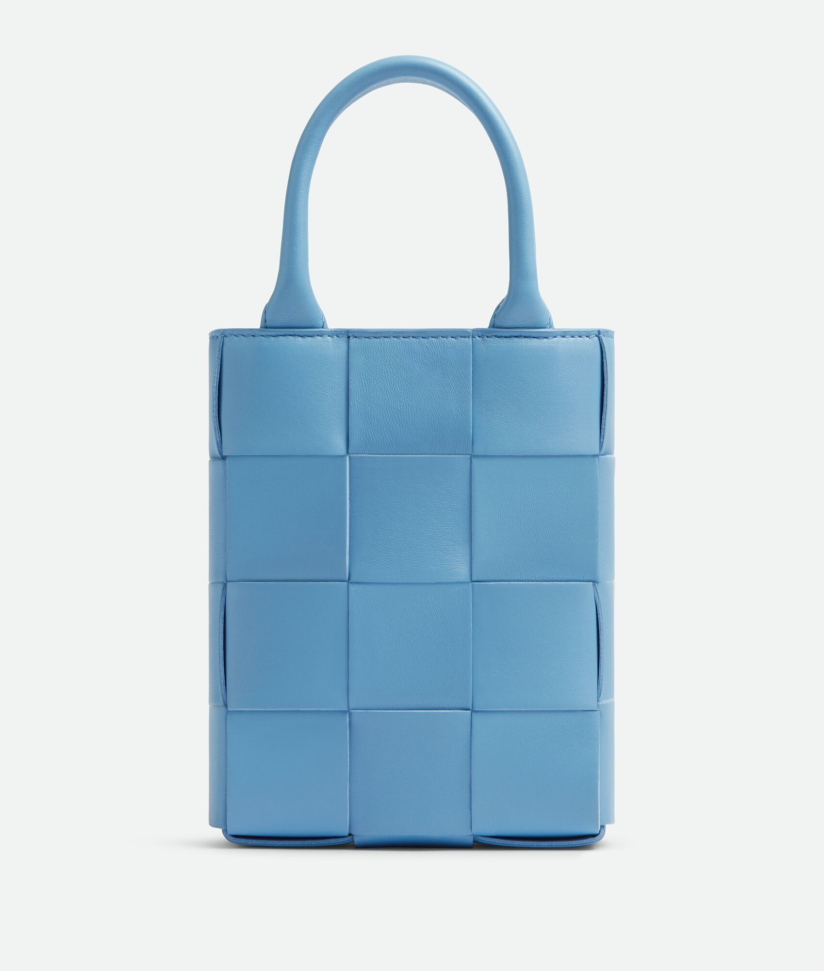 Bottega Veneta o1n1vont0325 Size: OS / Mini Cassette Tote Bag in Blue Size ONE SIZE - 1 Thumbnail