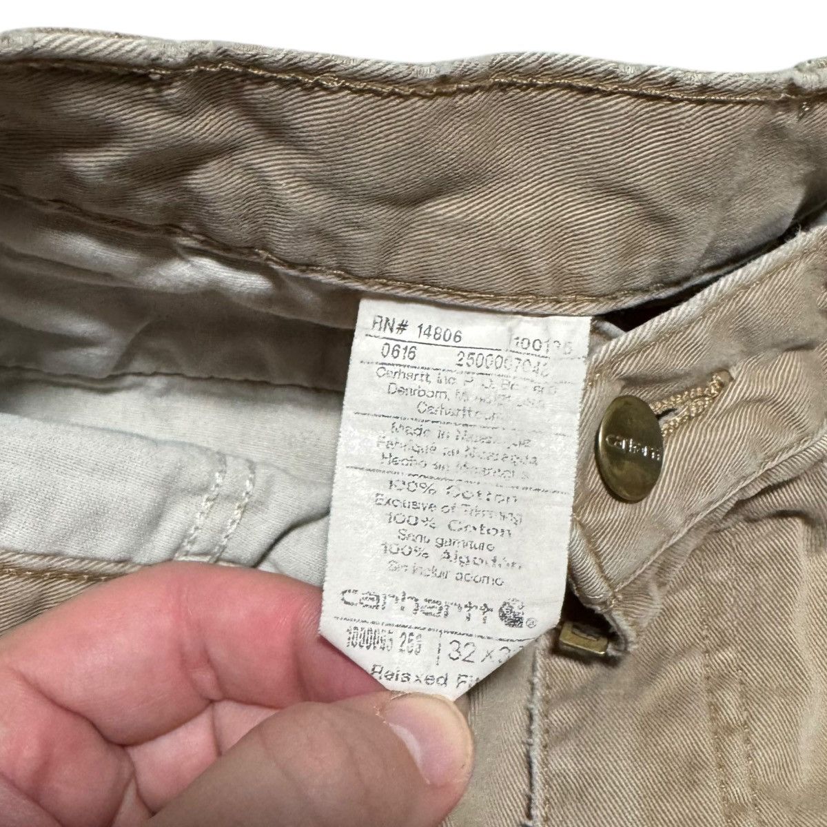 Carhartt Carhartt Relaxed Logo Grunge Distressed Pants Men’s 32x32 Size US 32 / EU 48 - 9 Thumbnail