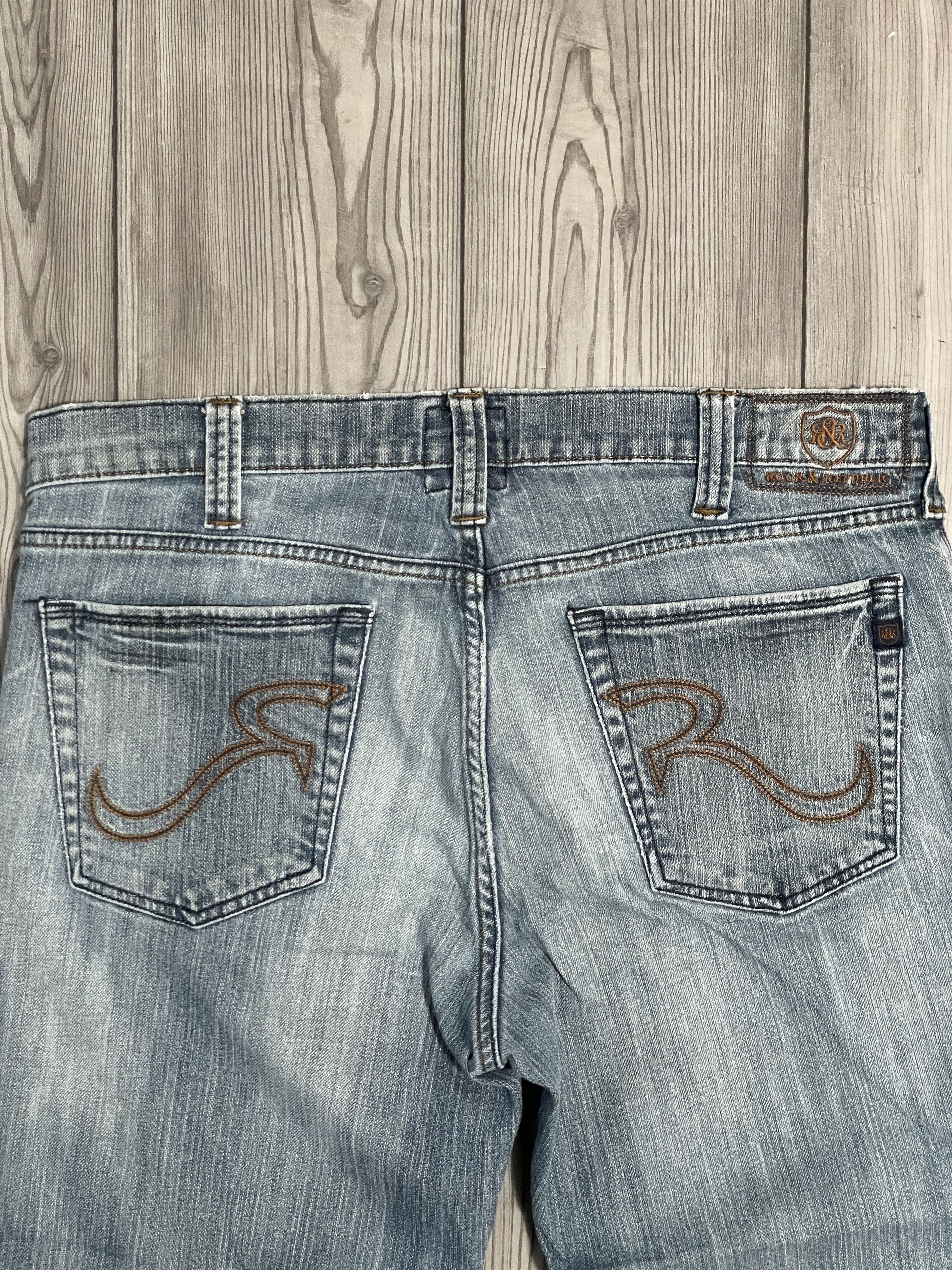 Rock & Republic Distressed Rock & Republic Blue Demin Size US 38 / EU 54 - 4 Thumbnail