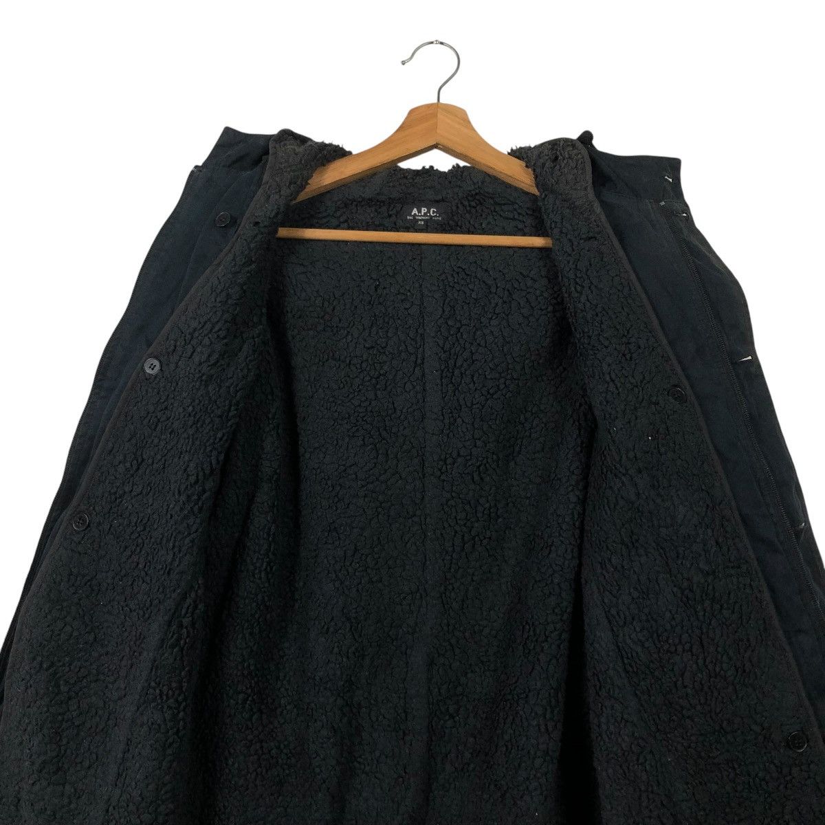 A.P.C. 🔥VINTAGE PARKA JACKET BIKER BLANKET APC HOODIE Size US XS / EU 42 / 0 - 15 Thumbnail