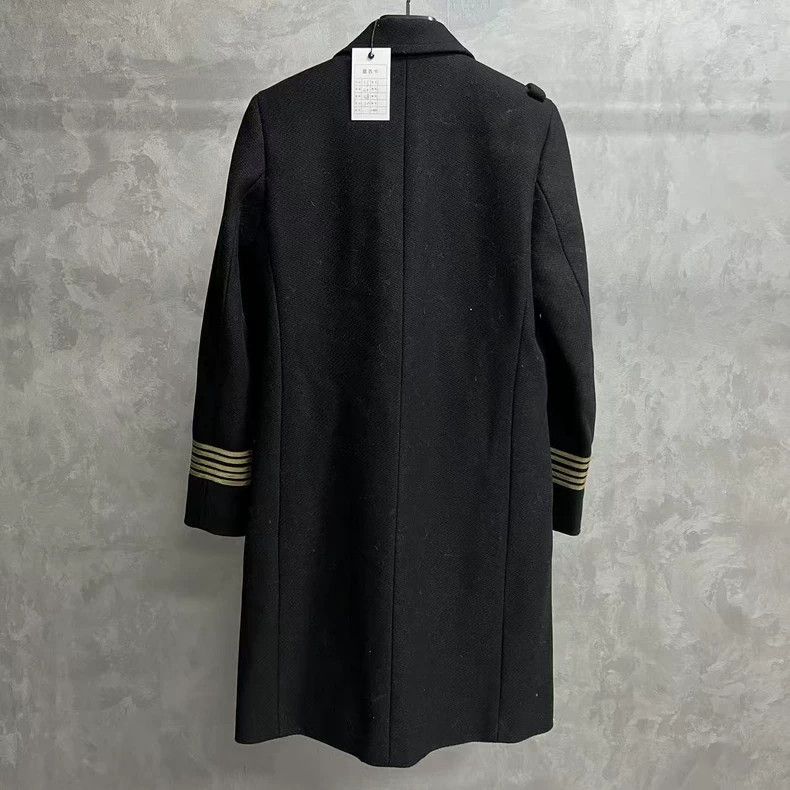 Saint Laurent Paris Saint laurent paris Black Solid Court Lapel Double Breasted Size XS / US 0-2 / IT 36-38 - 5 Thumbnail