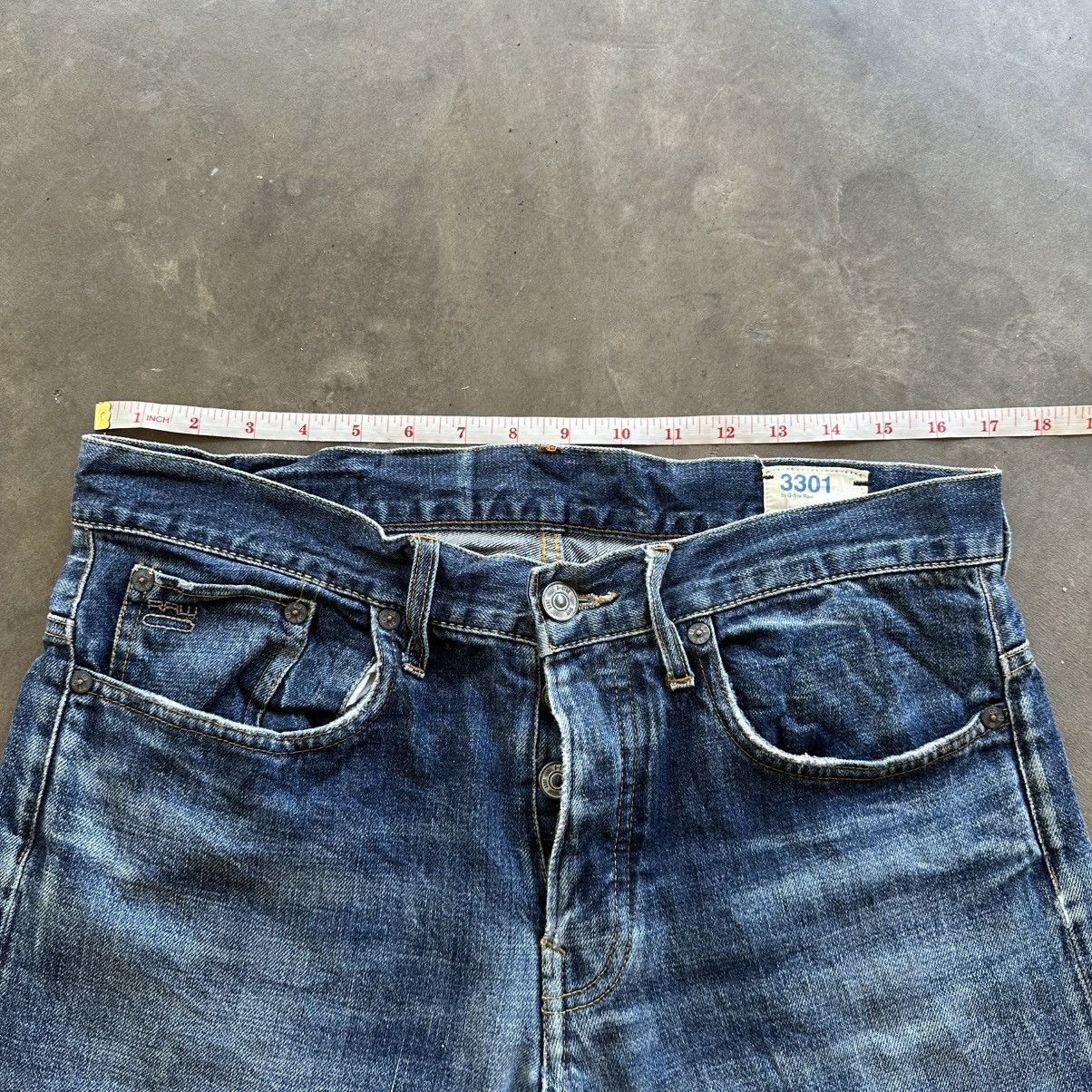 Japanese Brand Vintage G-Star Raw Faded Denim Jean Pant W33 Size US 33 - 10 Thumbnail