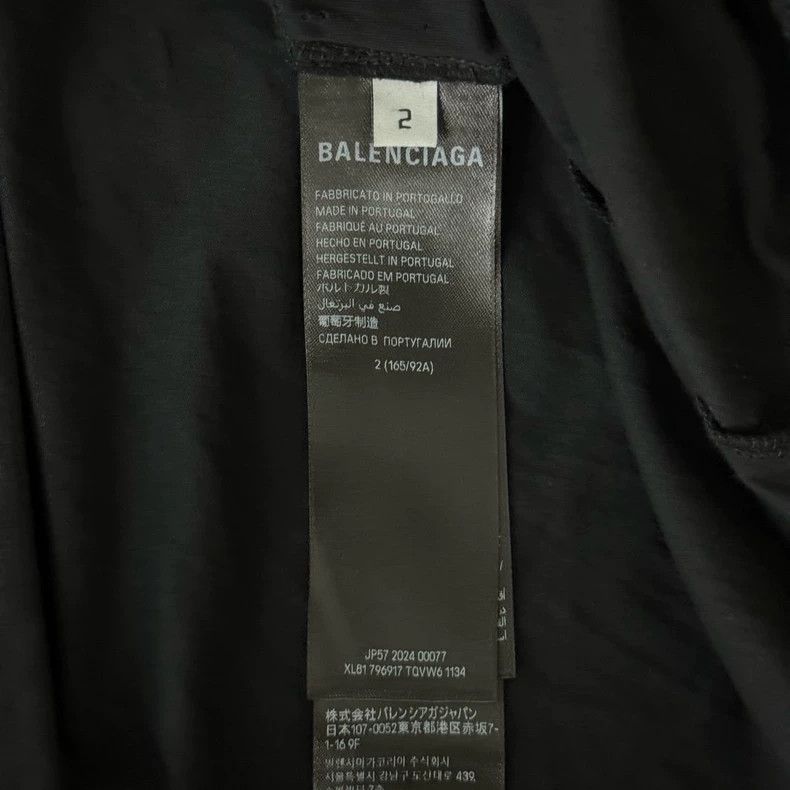 Balenciaga Balenciaga Double-ring flame damage erosion logo loose lon Size US M / EU 48-50 / 2 - 3 Thumbnail