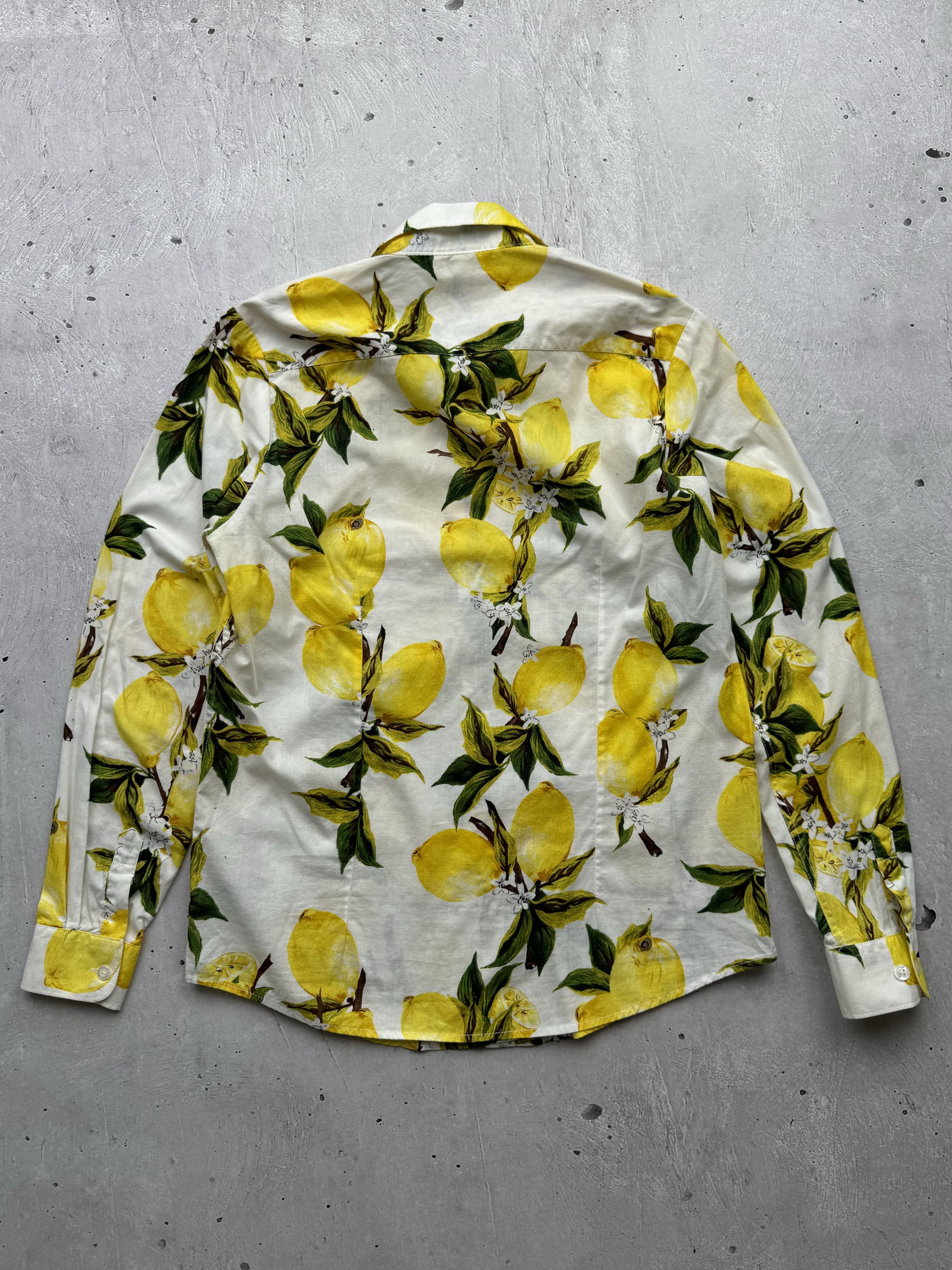 Miu Miu × Prada × Vintage PRADA Lemon Vintage Shirt Size M / US 6-8 / IT 42-44 - 7 Thumbnail