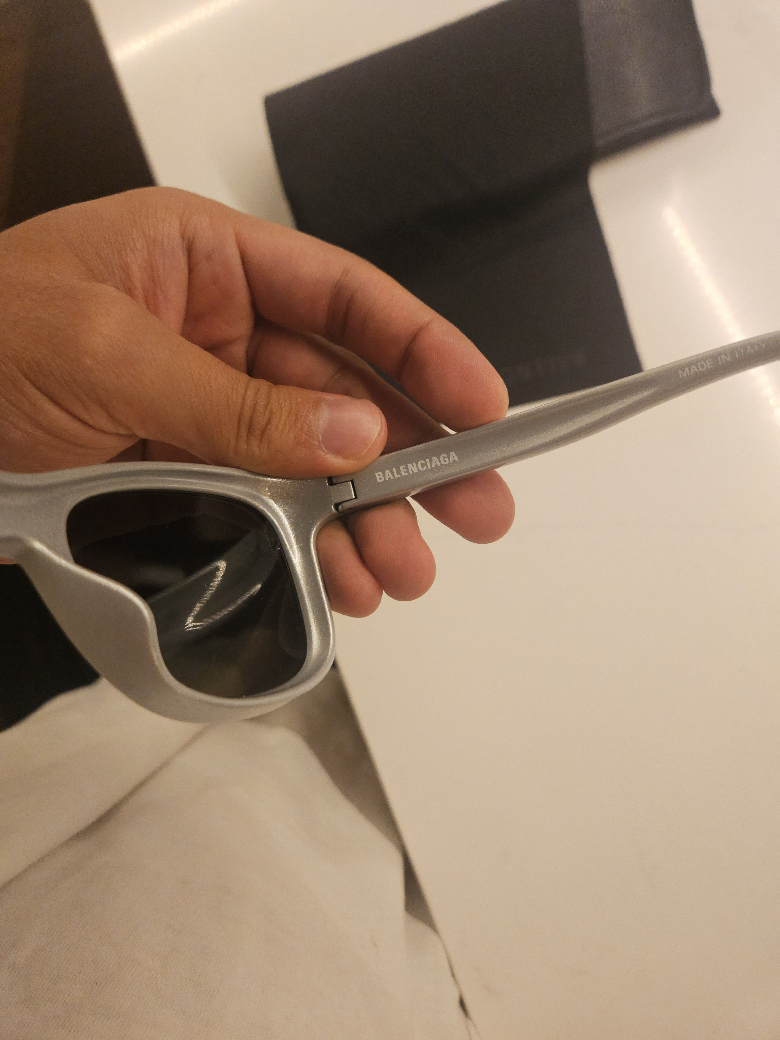 Balenciaga Balenciaga Silver Everyday Sunglasses Size ONE SIZE - 5 Thumbnail