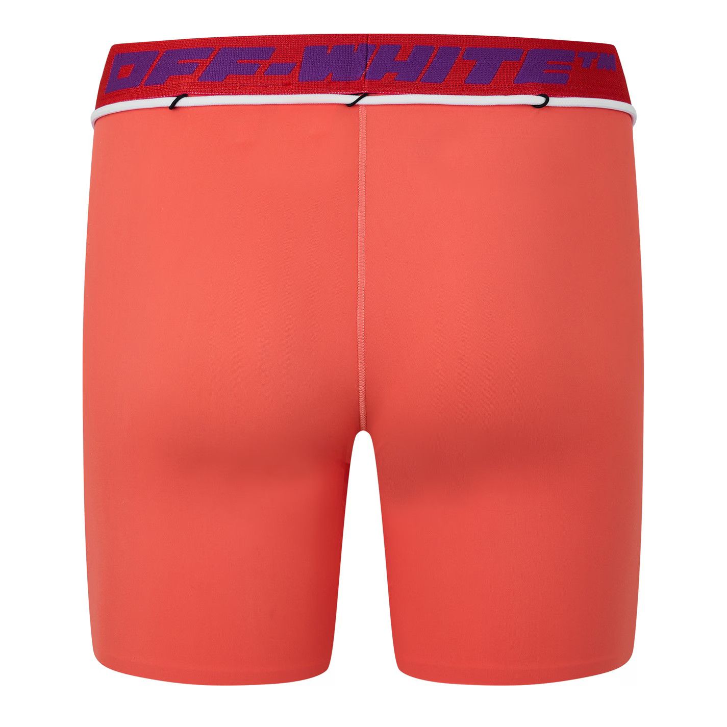 Off-White o1g2r1mq0125 Logo Short in Coral Red Size 27" / US 4 / IT 40 - 2 Thumbnail