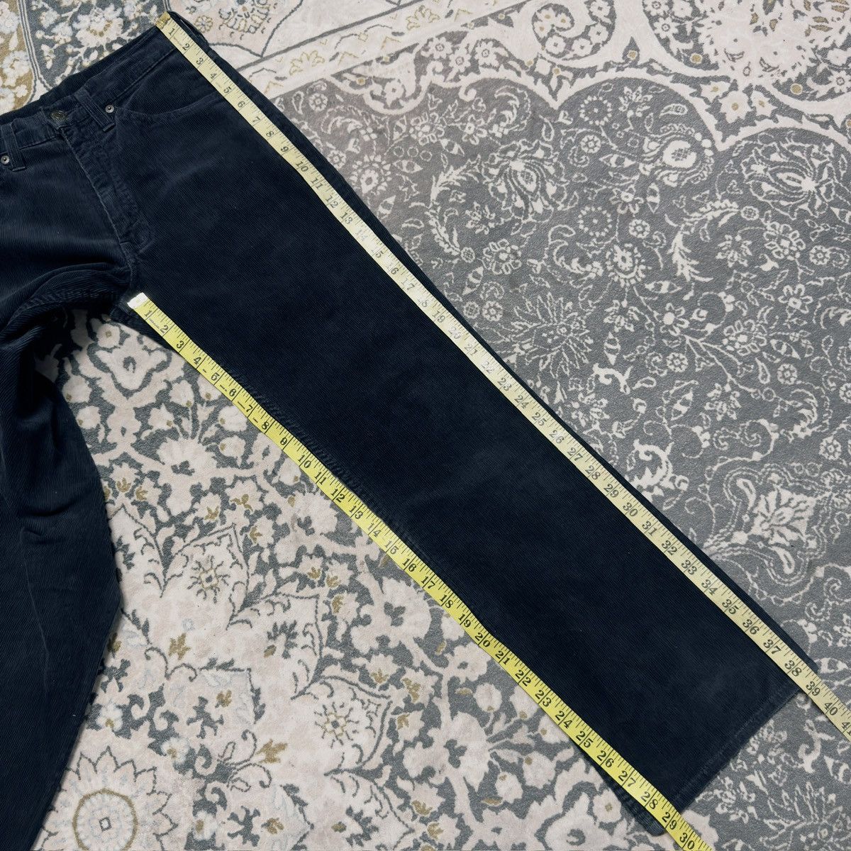 Levi's Vintage 90s Levis 517 Navy Corduroy Flare Jeans Size US 29 - 16 Thumbnail