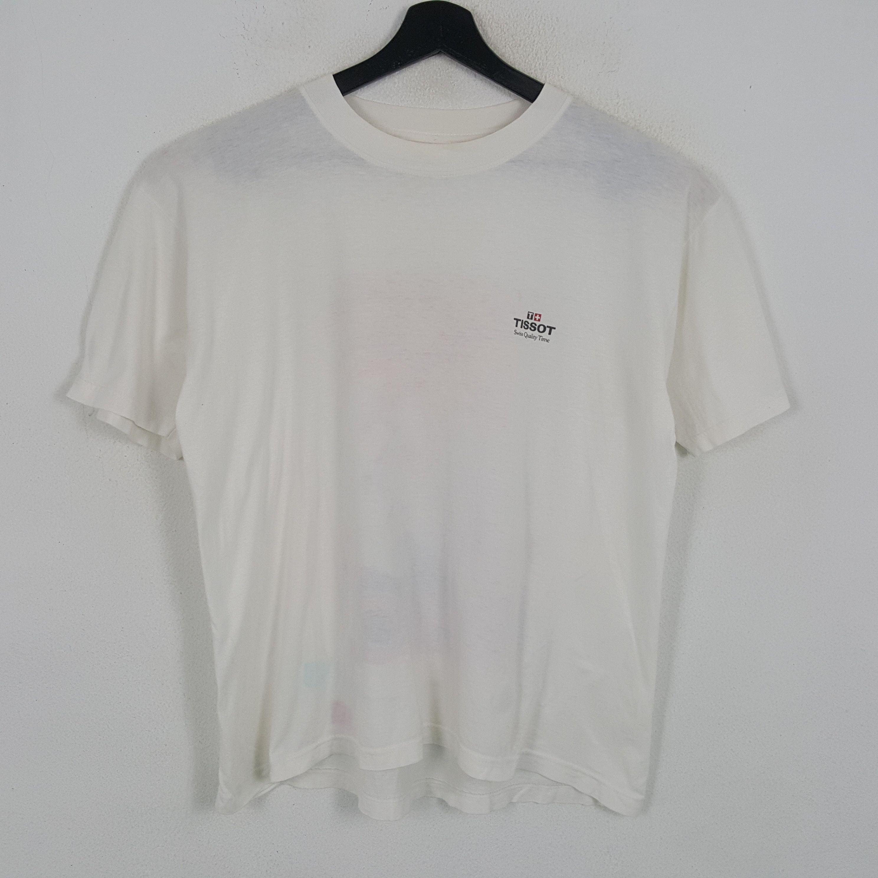 Tissot × Vintage TISSOT Watch Brand Back Print Design Tshirt Size US L / EU 52-54 / 3 - 3 Thumbnail