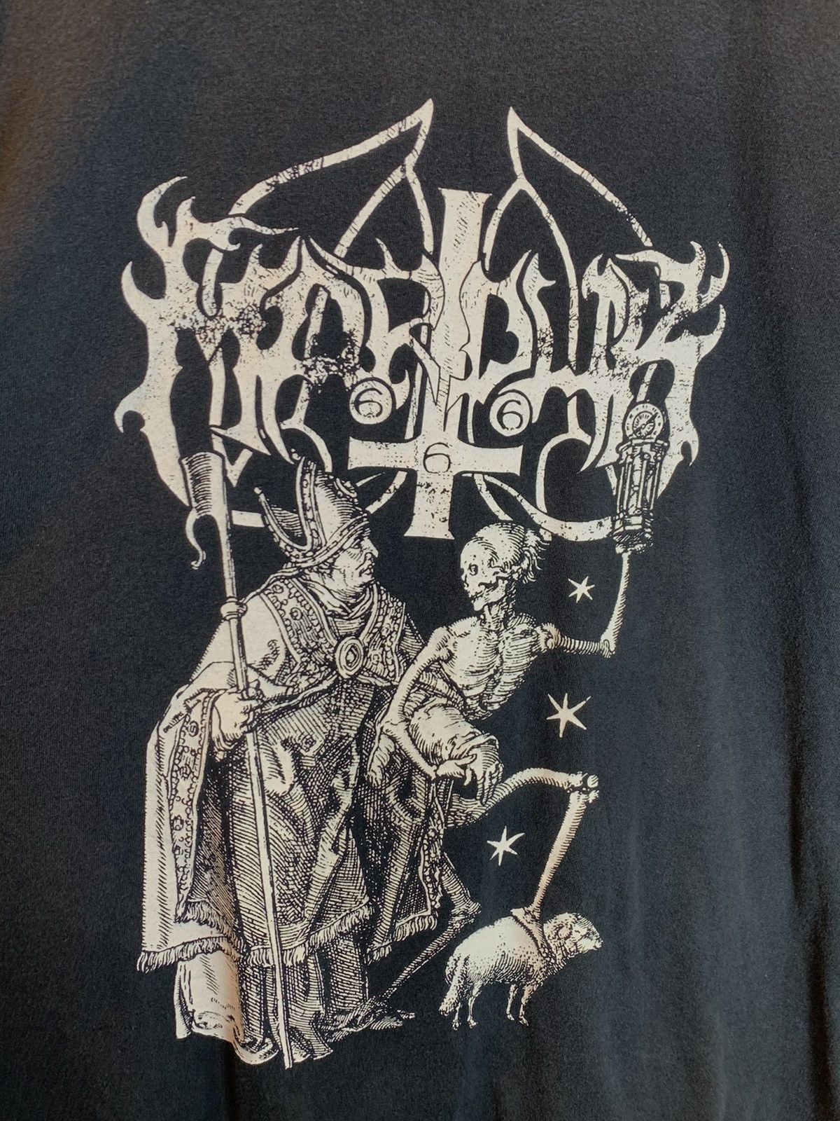Band Tees *RARE* Vintage Marduk Imago Mortis Swedish Black Metal Shirt Size US XL / EU 56 / 4 - 3 Thumbnail