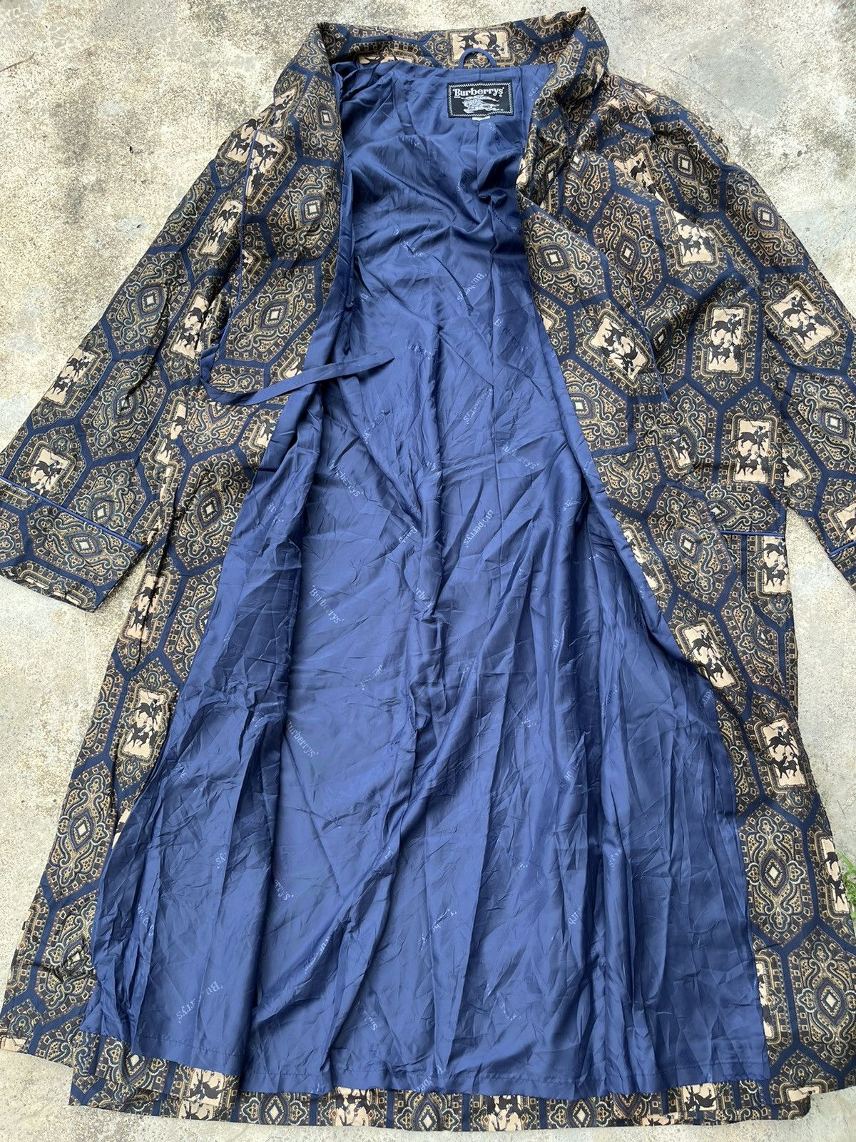 Burberry × Burberry Prorsum ⚡️Vintage Burberrys’s Monogram Full Print Relaxing Jacket 90s Size US L / EU 52-54 / 3 - 6 Thumbnail