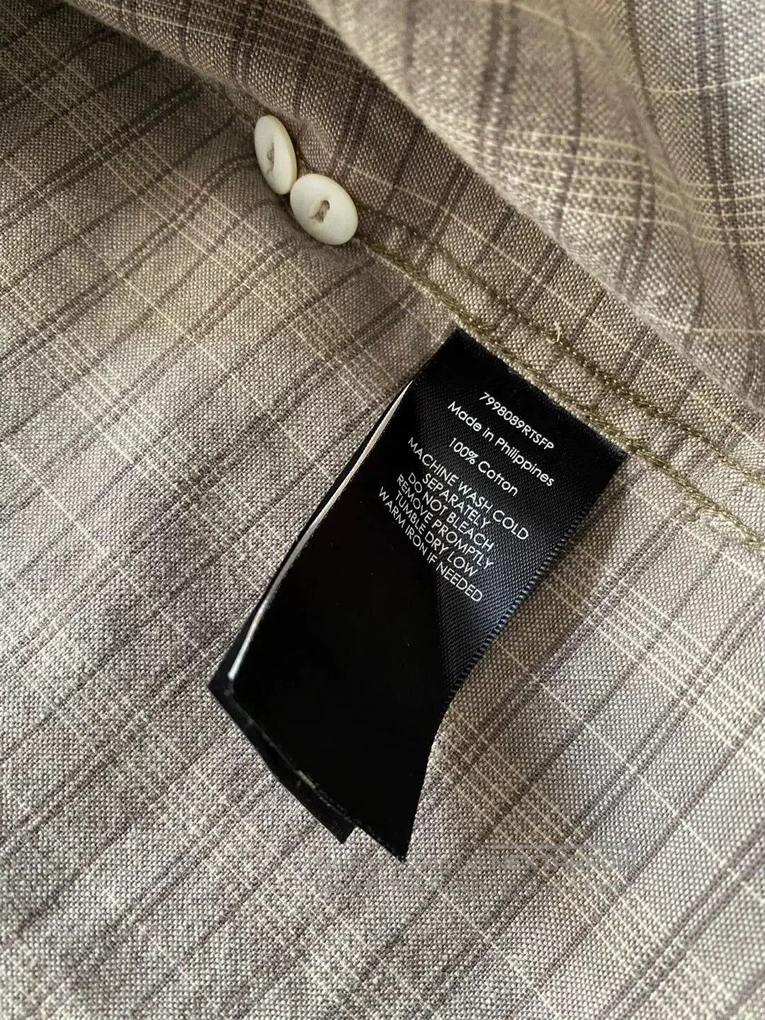 RRL Ralph Lauren RRL Long Sleeve Shirt in Brown Tones. Size US XS / EU 42 / 0 - 5 Thumbnail
