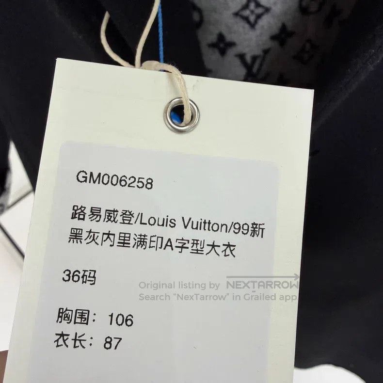 Louis Vuitton Louis Vuitton A-line coat with black and grey lining coat Size XS / US 0-2 / IT 36-38 - 7 Thumbnail