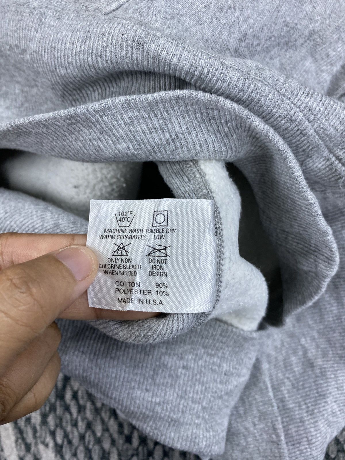 Champion 🔥Vintage Champion Reverse Weave Plain Gray Hoodie Size US S / EU 44-46 / 1 - 10 Thumbnail