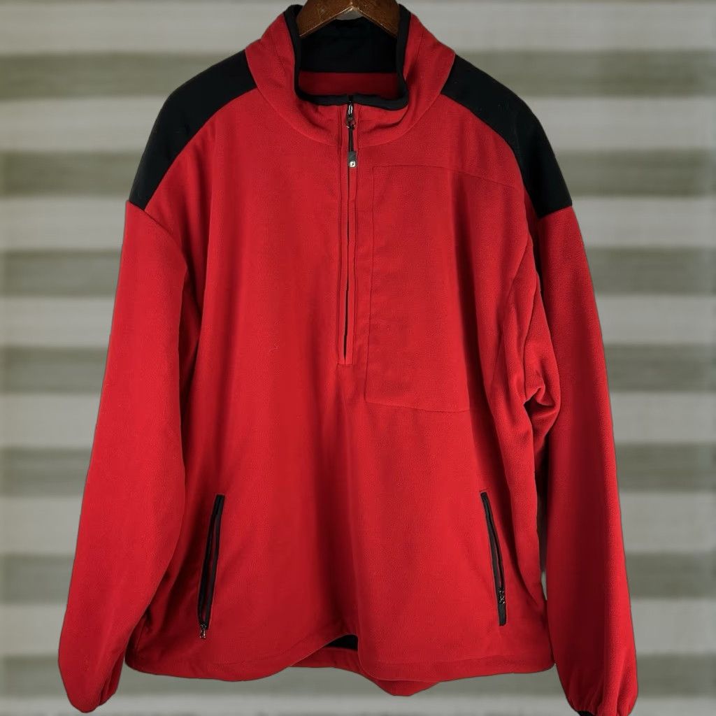 Footjoy Dryjoys by Footjoy Jacket XL 1/2 Zip Pullover Fleece Long Sleeve Jacket Size US XL / EU 56 / 4 - 1 Thumbnail