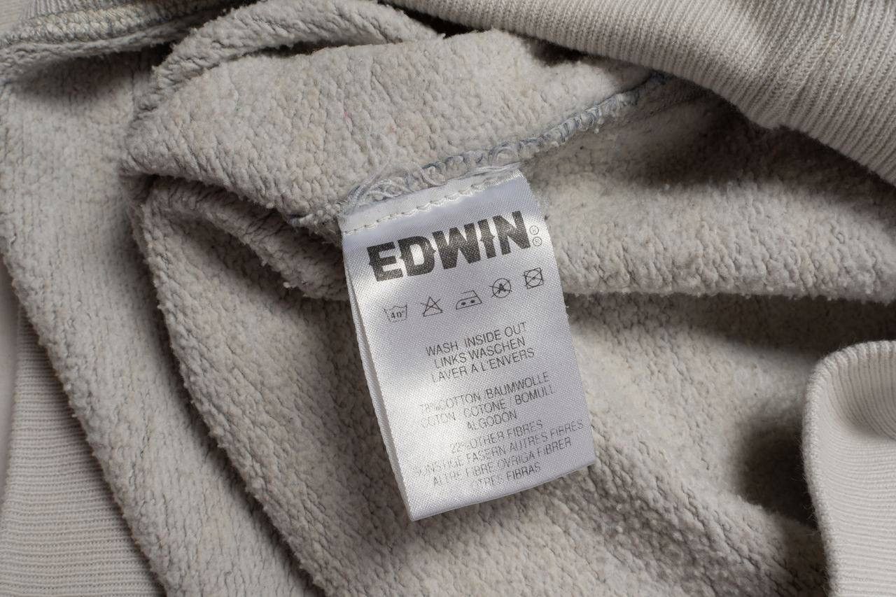 Edwin 🔵 EDWIN Vintage Japan College Crew Neck Sweatshirt Grey Size US S / EU 44-46 / 1 - 21 Thumbnail