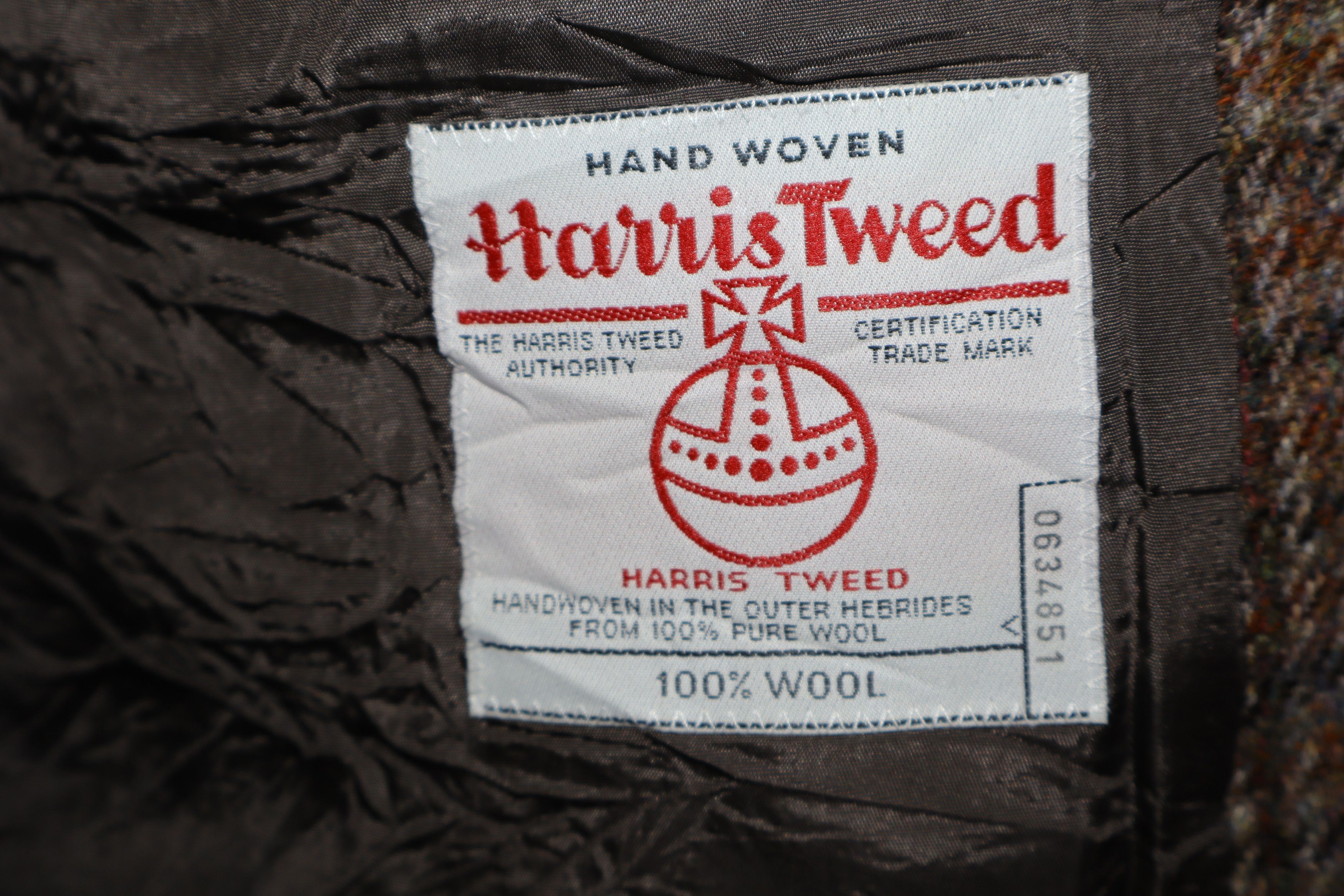 Harris Tweed 44R Vintage BECON Berlin Harris Tweed Blazer-Gun Club Check Size 44R - 3 Thumbnail