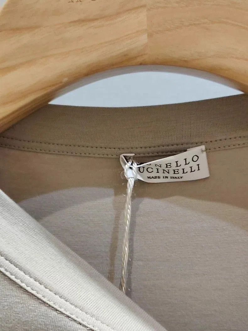 Brunello Cucinelli Brunello Cucinelli Beige Short-Sleeve T-shirt. Size US M / EU 48-50 / 2 - 3 Thumbnail
