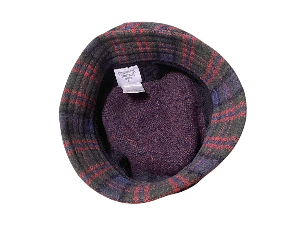 Vivienne Westwood Very Rare Vintage Brand Vivienne Westwood Checked Hat 1990s Size ONE SIZE - 4 Thumbnail