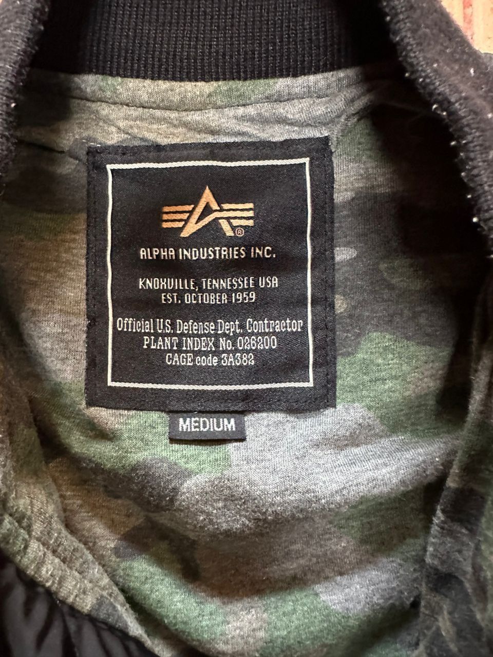 Alpha Industries Alpha Industries Camo Lined Bomber Jacket Size US S / EU 44-46 / 1 - 12 Thumbnail