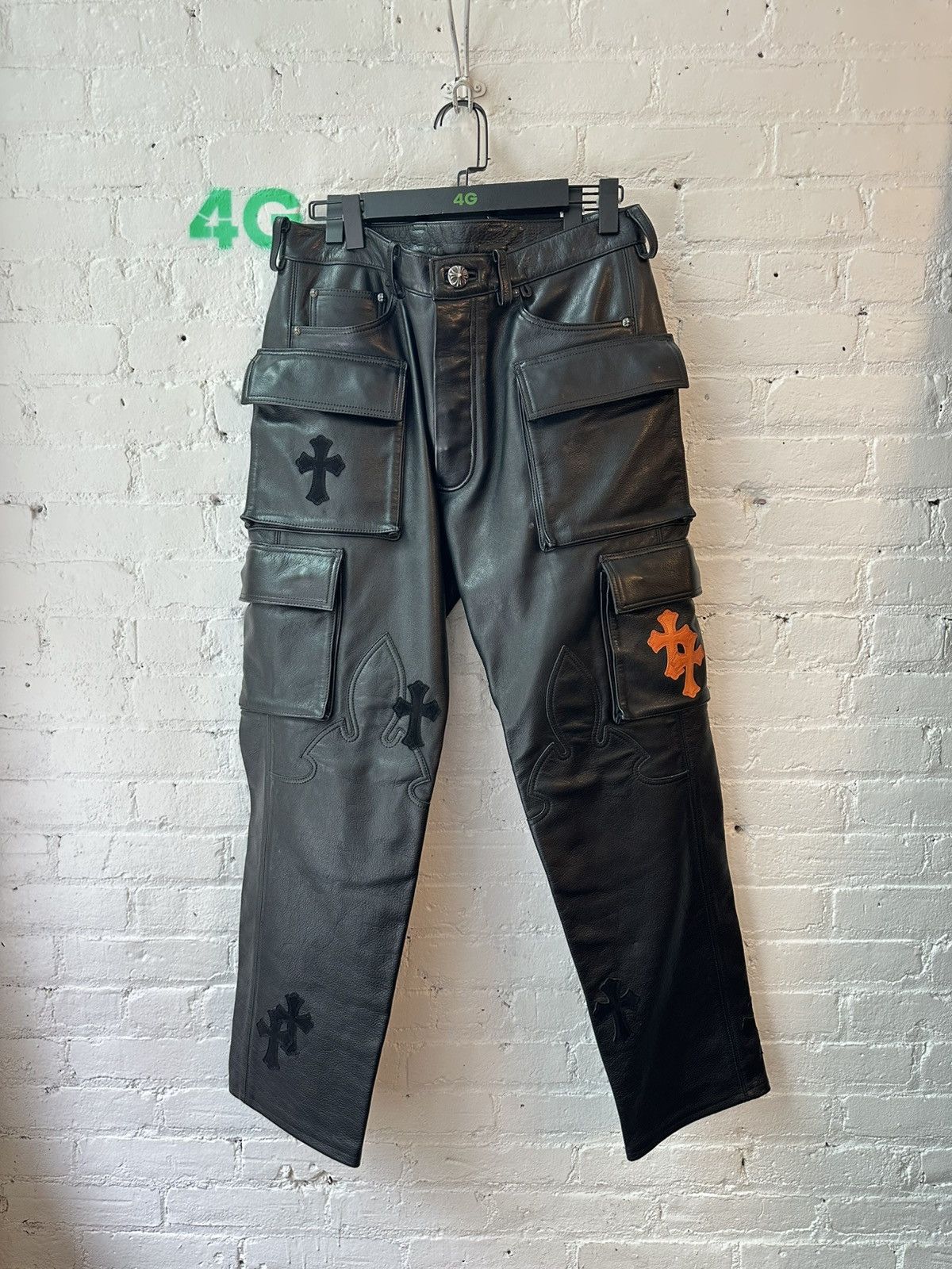Chrome Hearts CHROME HEARTS PATCHED CROSS PATCH FATIGUE CARGO Size US 33 - 2 Thumbnail