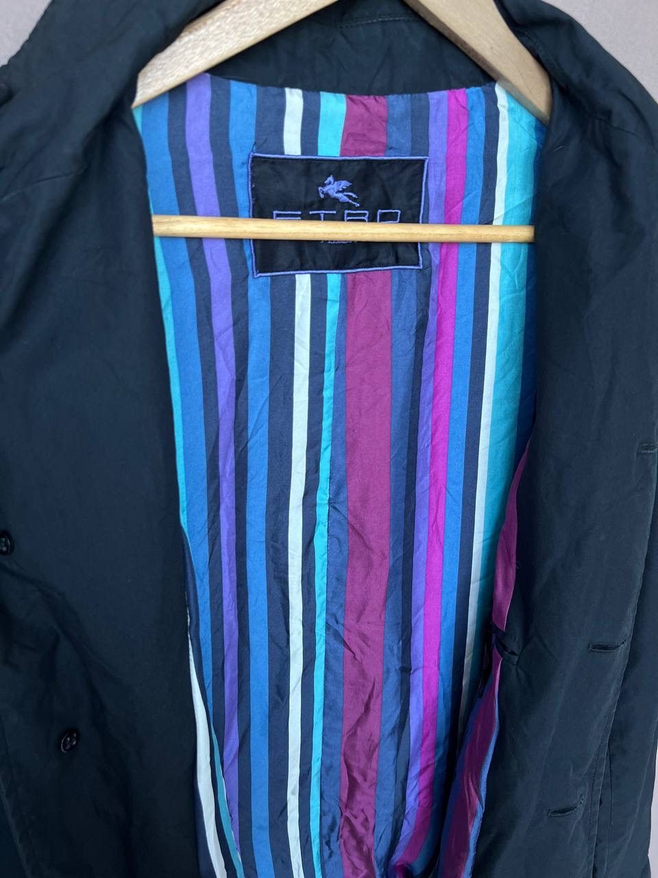 Etro Etro Milano Trench Coat Mens Size 46 or S/M Vintage Jacket Size US M / EU 48-50 / 2 - 14 Thumbnail