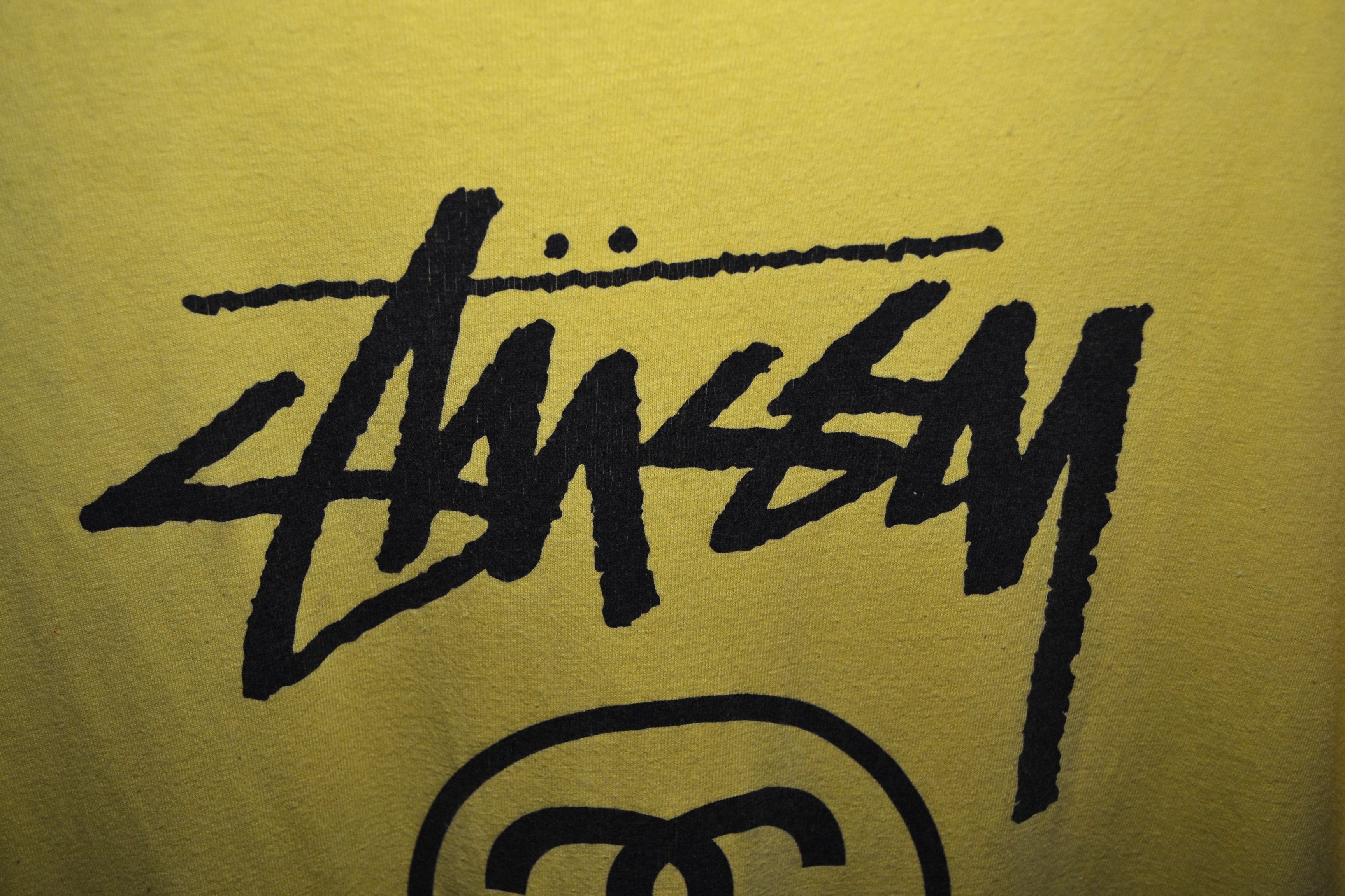 Stussy Stussy Vintage SS t-shirt L Yellow Increase the Peace Mexico Size US L / EU 52-54 / 3 - 5 Thumbnail
