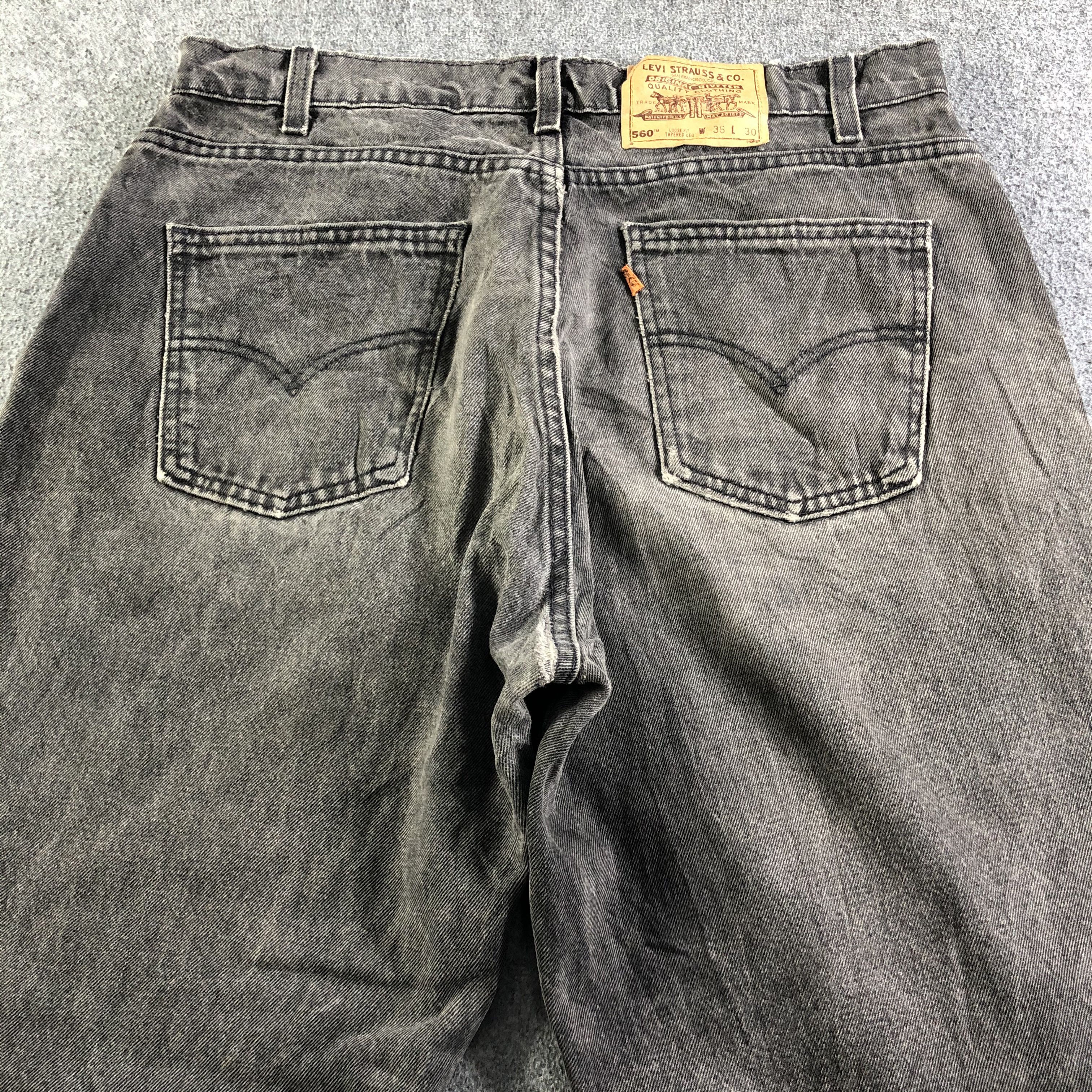 Levi's 90s Vintage Levis 560 Jeans-J3655 Size US 36 / EU 52 - 4 Thumbnail