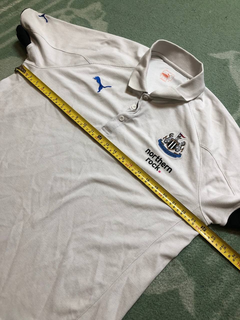 Puma Vintage Polo Puma logo white T-Shirt crazy Y2K size XL Size US XL / EU 56 / 4 - 12 Thumbnail