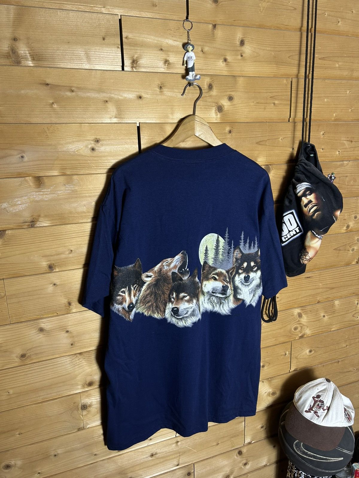 Habitat Vintage 90’s Habitat wolfs single stitch made in USA shirt Size US XL / EU 56 / 4 - 7 Thumbnail