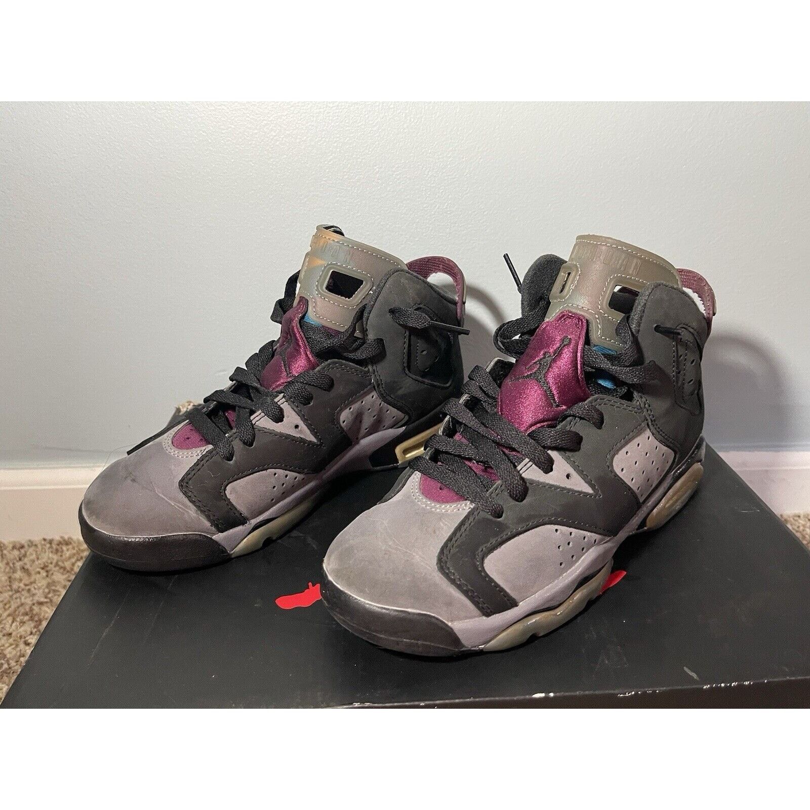 Jordan Brand Nike Air Jordan 6 Retro Size 5Y Black Bordeaux CT8529 063 Size US 5 / EU 37 - 3 Thumbnail