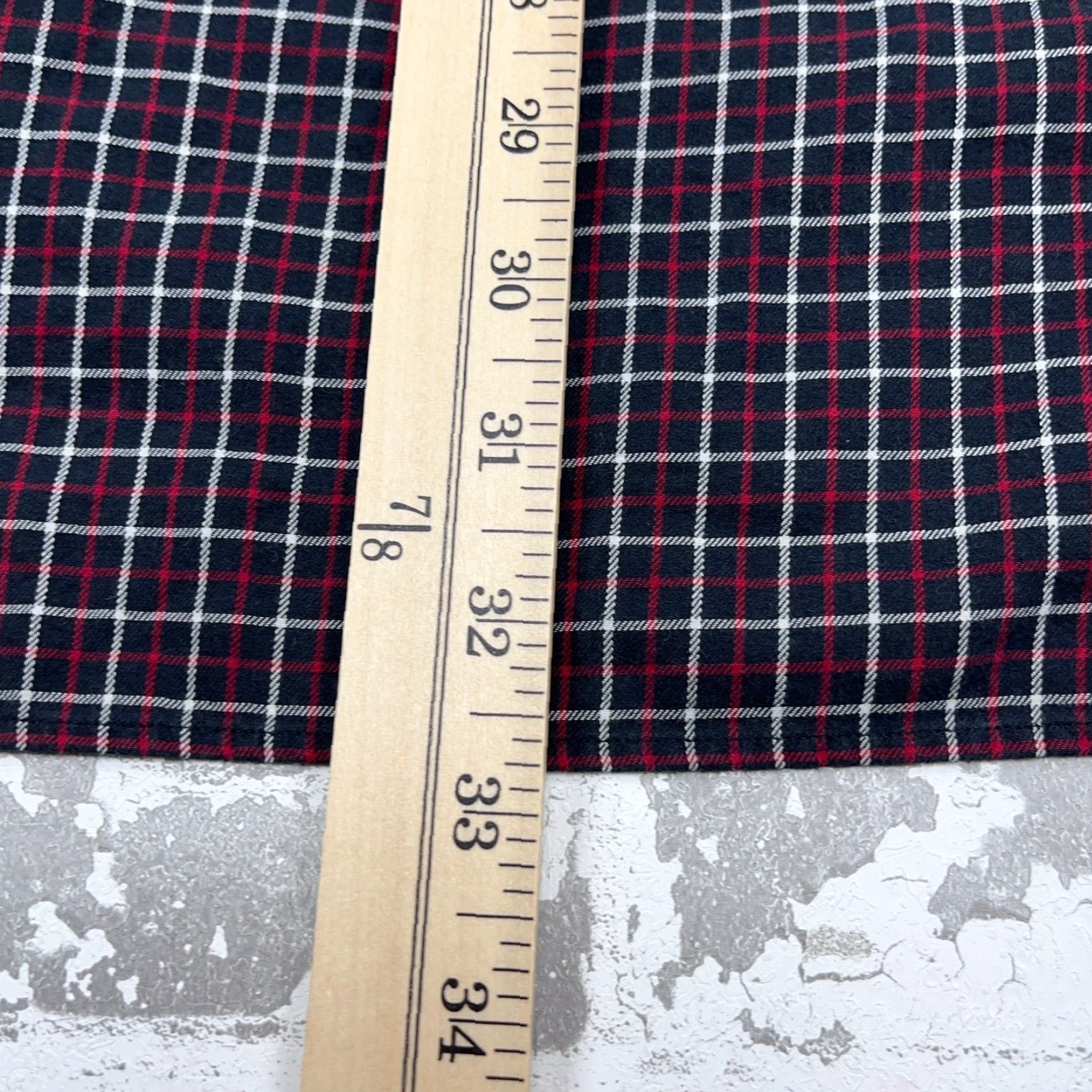 Ralph Lauren Ralph Lauren Shirt Men Large Blue Red Button Up Plaid Collar Down Logo Embroidered Casual Mystery Blake Tattersall A59 Size 42R - 7 Thumbnail