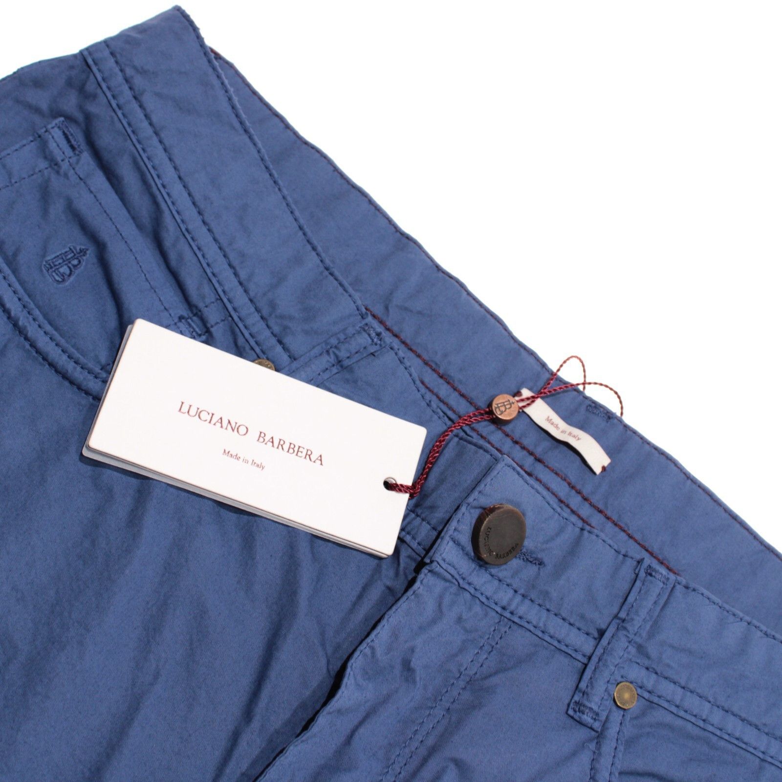 Luciano Barbera Luciano Barbera New with tags Chino Size 32 US In Blue Size US 32 / EU 48 - 1 Thumbnail