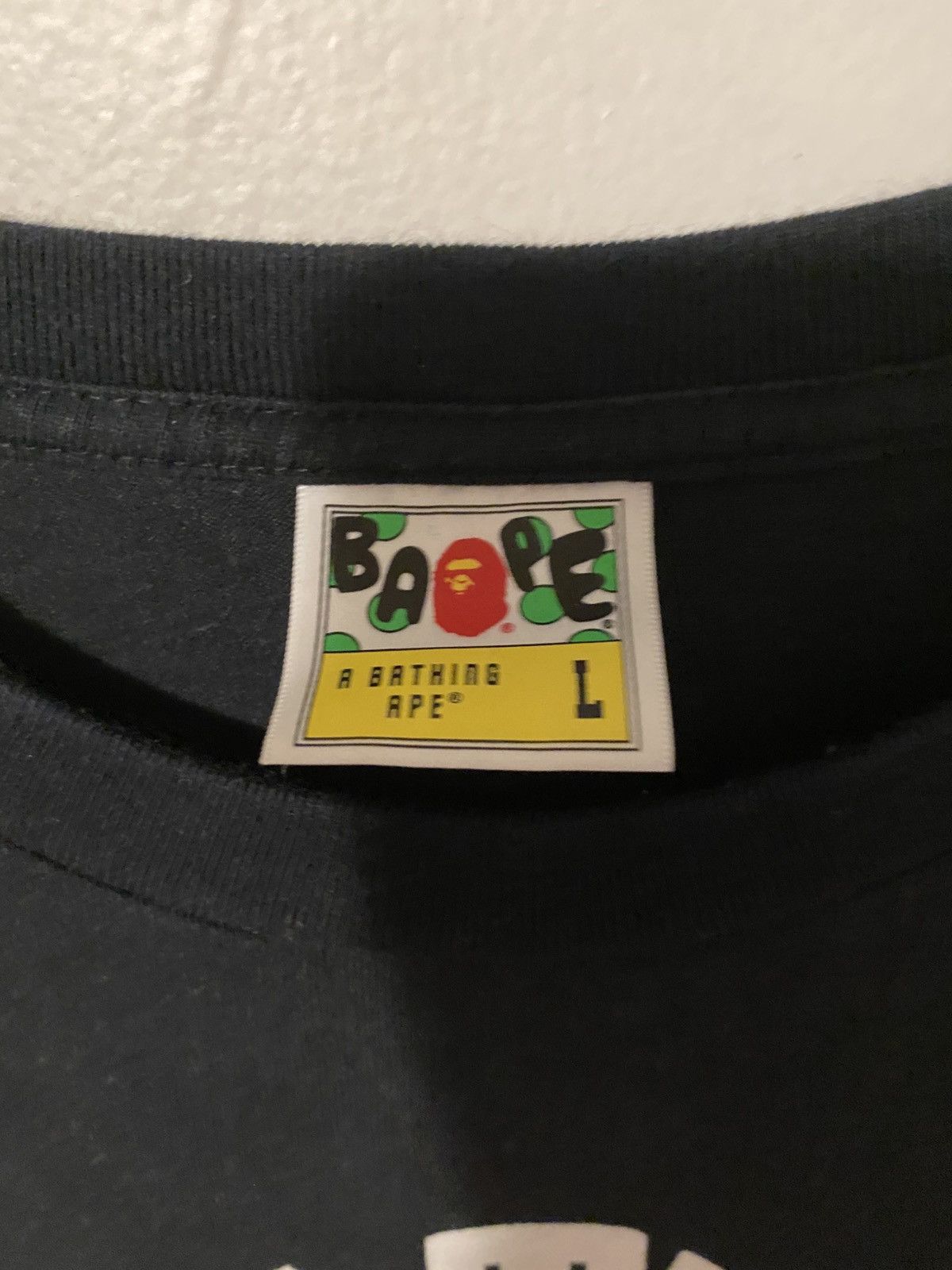 Bape Bape tee black and orange Size US L / EU 52-54 / 3 - 3 Thumbnail