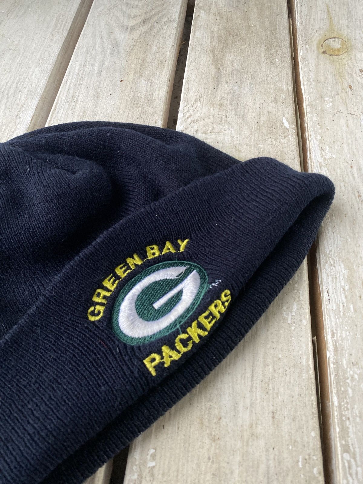 NFL × Vintage Vintage 1991 NFL Greenbay Packers Beanie HAT Size ONE SIZE - 2 Thumbnail
