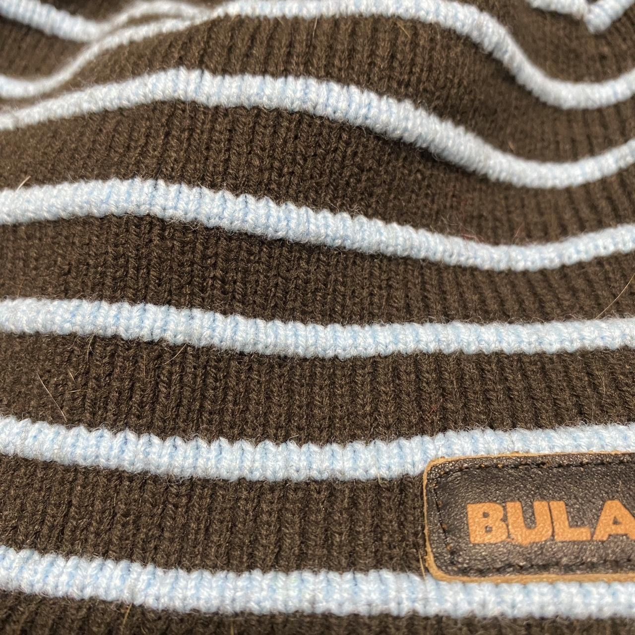 Other Y2k bula brown and baby blue stripper beanie Size ONE SIZE - 2 Thumbnail