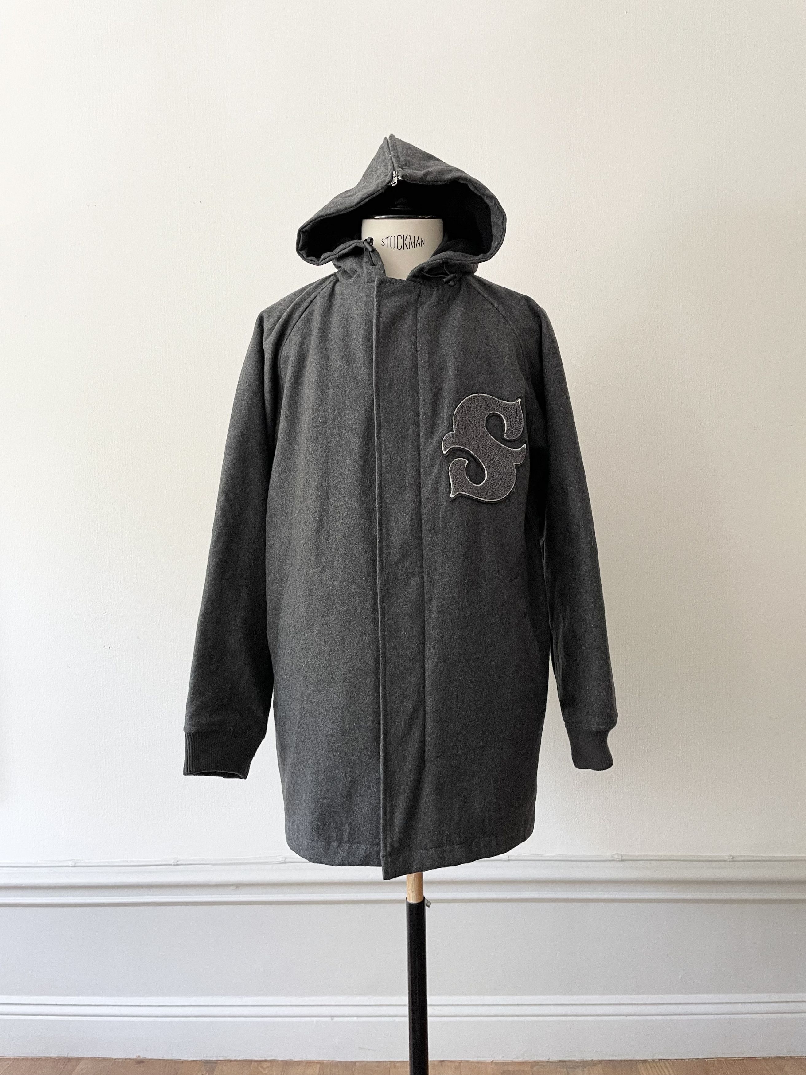 Stussy RARE! 90s Stussy Wool Parka - Large Size US L / EU 52-54 / 3 - 2 Thumbnail