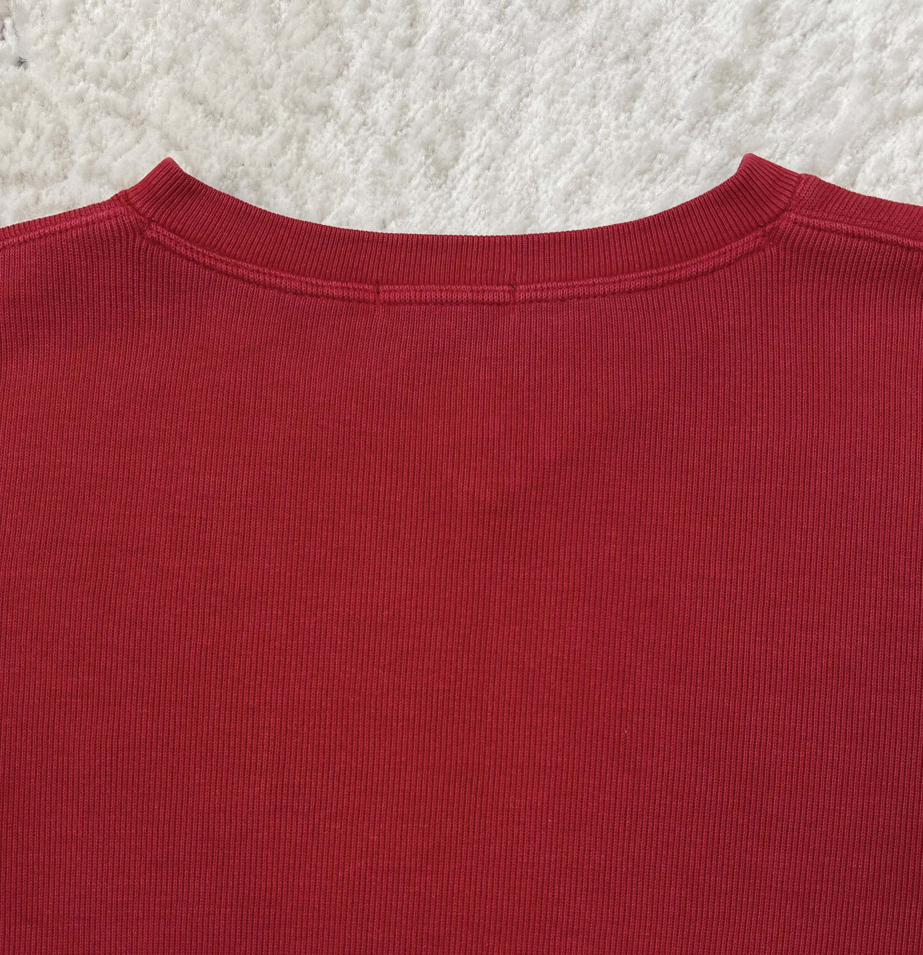 Gant × Vintage Vintage GANT V-Neck Cotton Sweater Red – 2000s – Size L Size US L / EU 52-54 / 3 - 8 Thumbnail