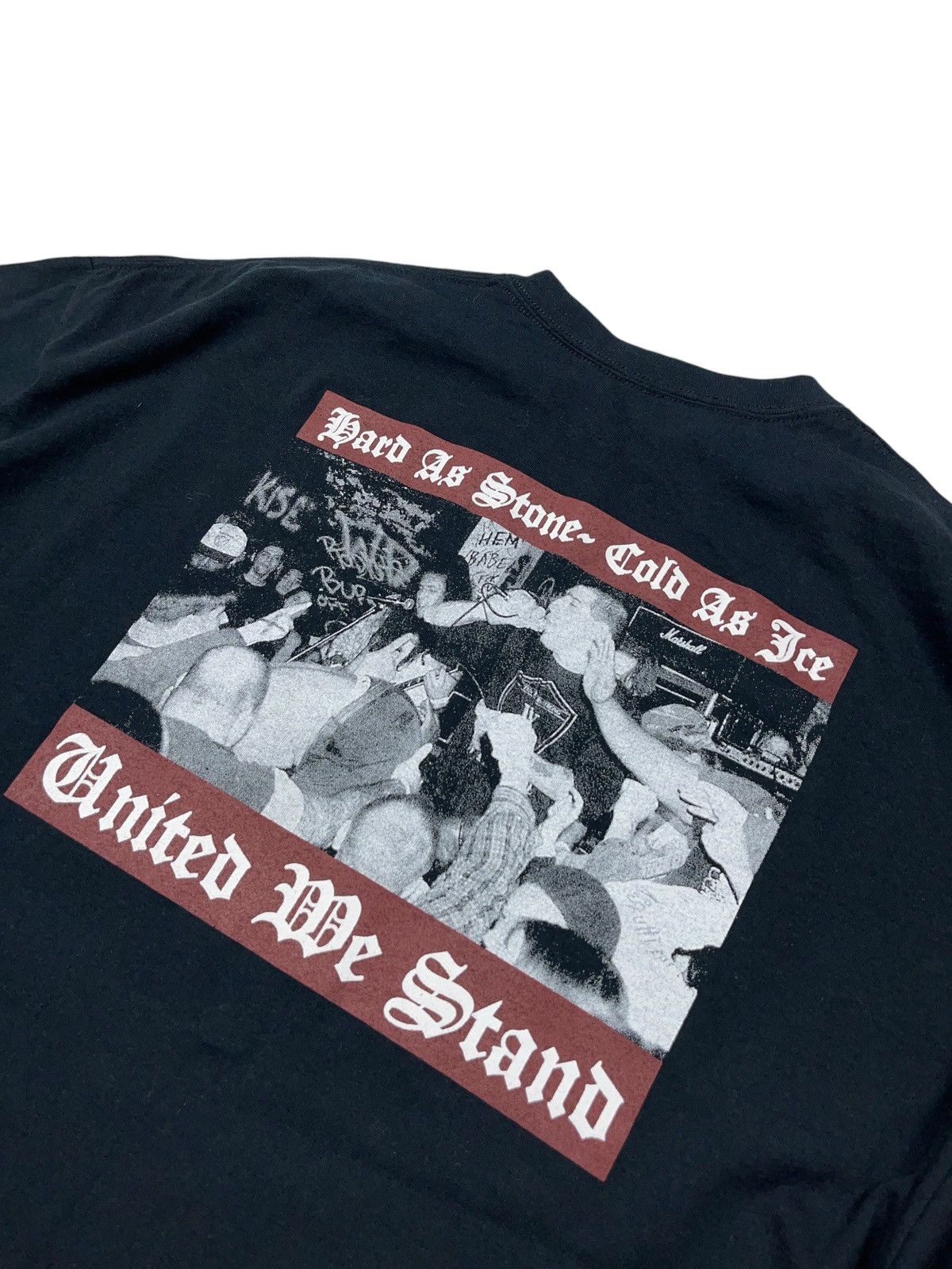 Band Tees Vintage 00s Warzone Hard As Stone T-shirt Hardcore Size US XXL / EU 58 / 5 - 5 Thumbnail