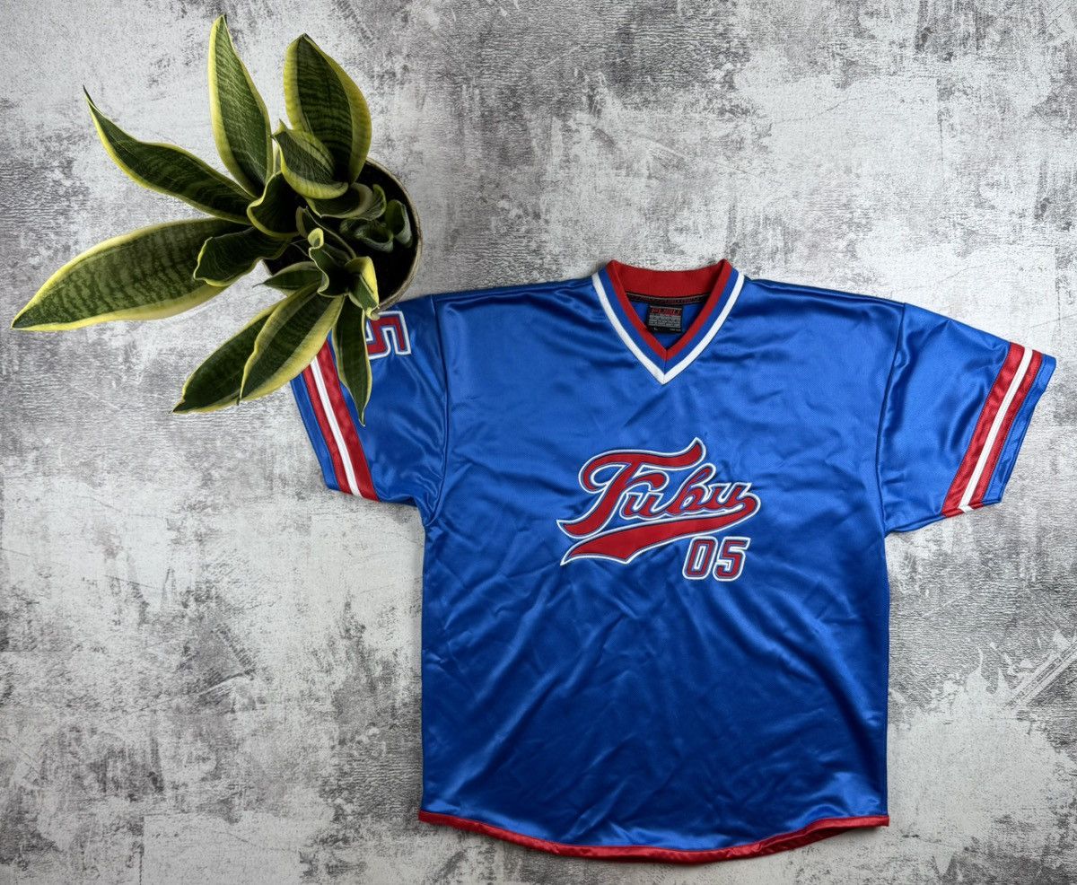 Fubu FUBU Men's Rap Y2K Varsity USA School Baseball Polyester Hip