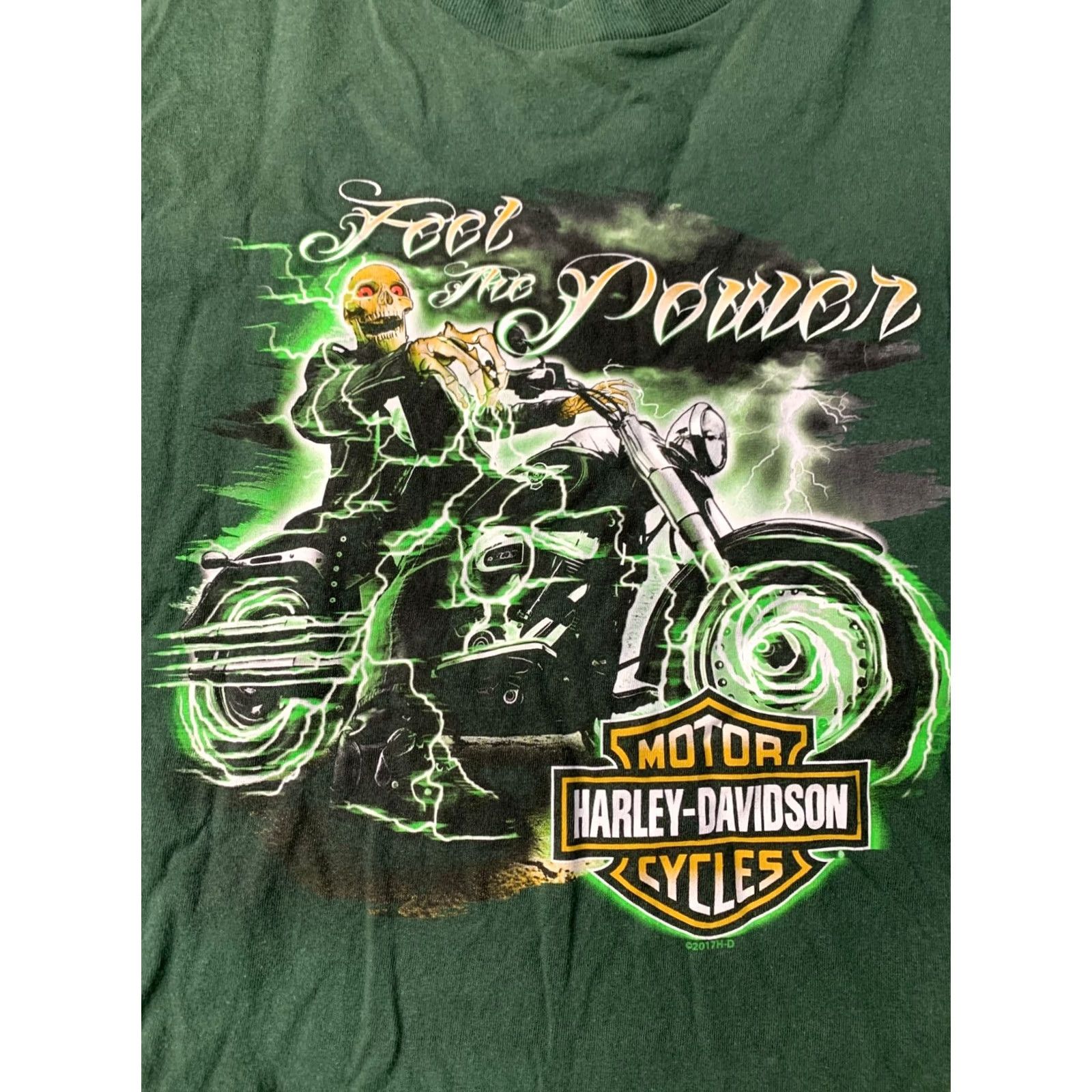Harley Davidson HARLEY DAVIDSON SHIRT JERSEY TEE OFFICIAL PRODUCT SIZE XL GREEN MEN 2017 Harley Davidson Southampton Hamburg Germany Vintage No Size US XL / EU 56 / 4 - 3 Thumbnail