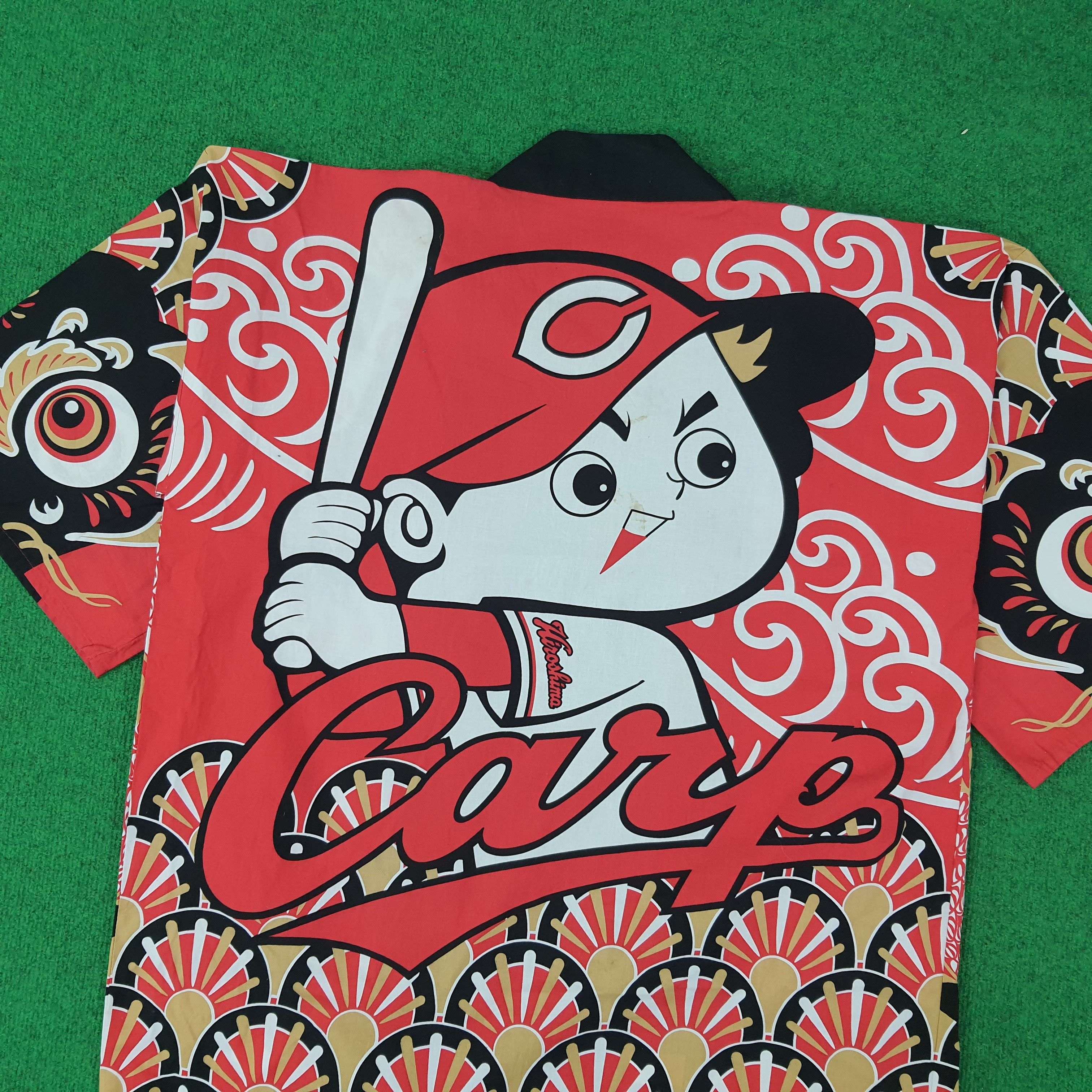 Japanese Brand Vintage Hiroshima Toyo Carp Baseball Happi Jacket C255N19 Size US XL / EU 56 / 4 - 2 Thumbnail