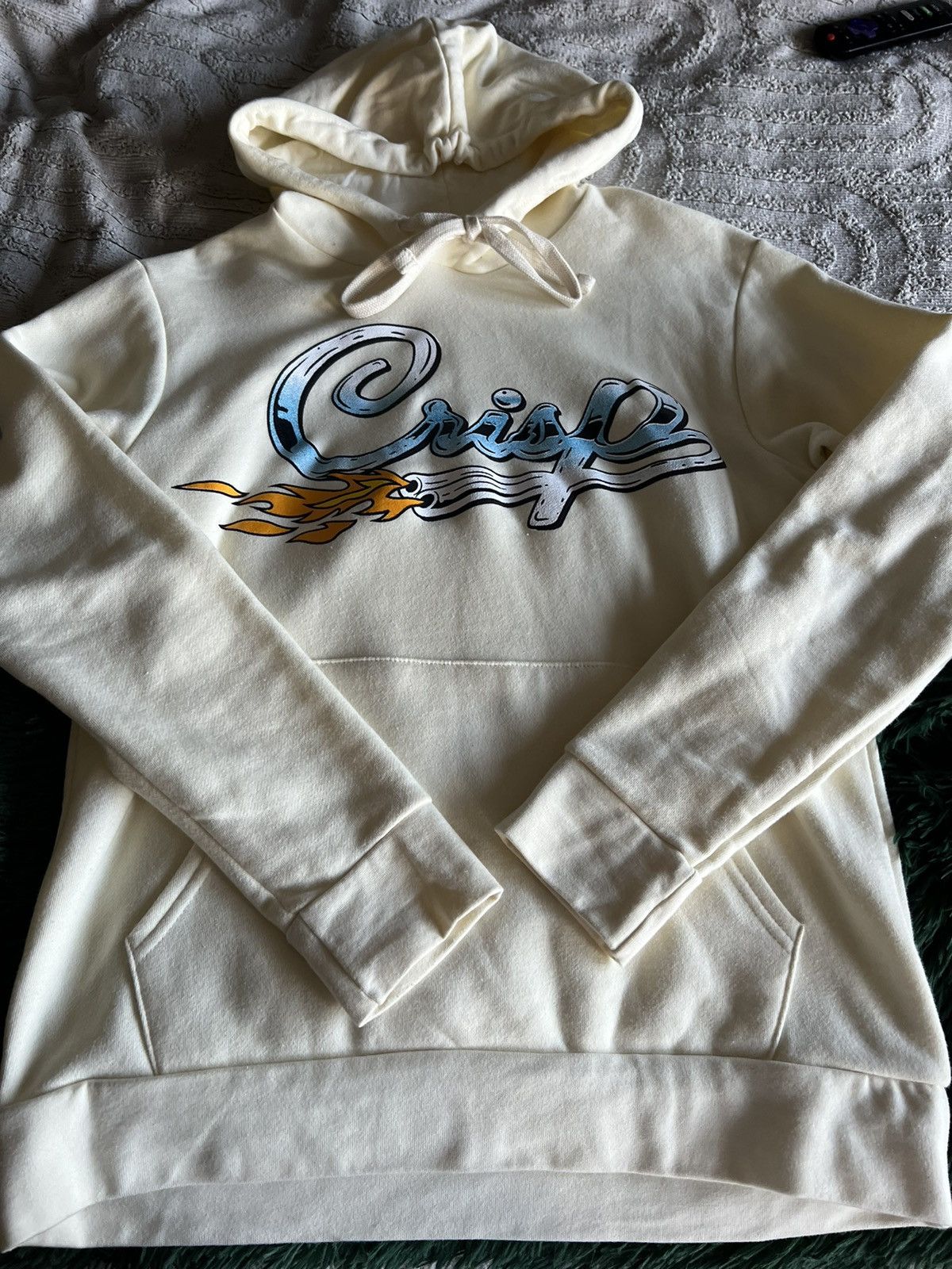 Other Crispy “All Gas No Breaks” Cream Hoodie Size US S / EU 44-46 / 1 - 1 Thumbnail