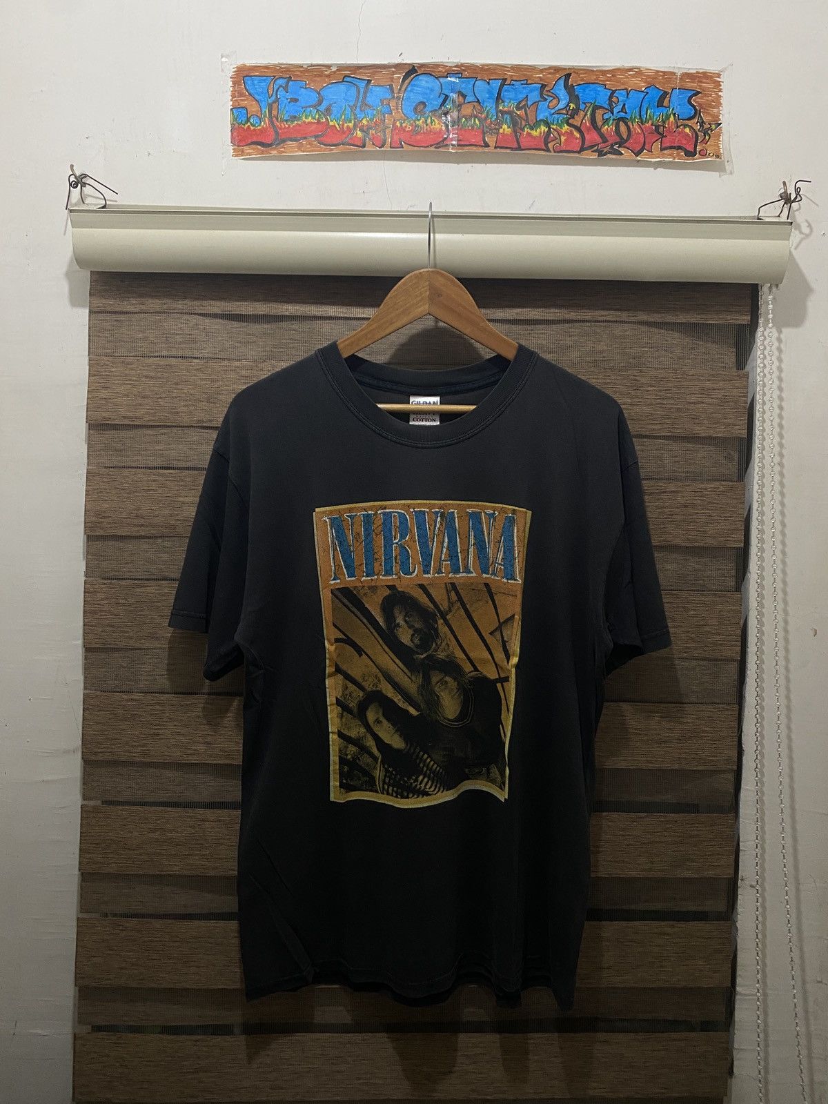 Band Tees × Vintage Vintage 2000s Nirvana Album Band Portrait Size US L / EU 52-54 / 3 - 1 Thumbnail