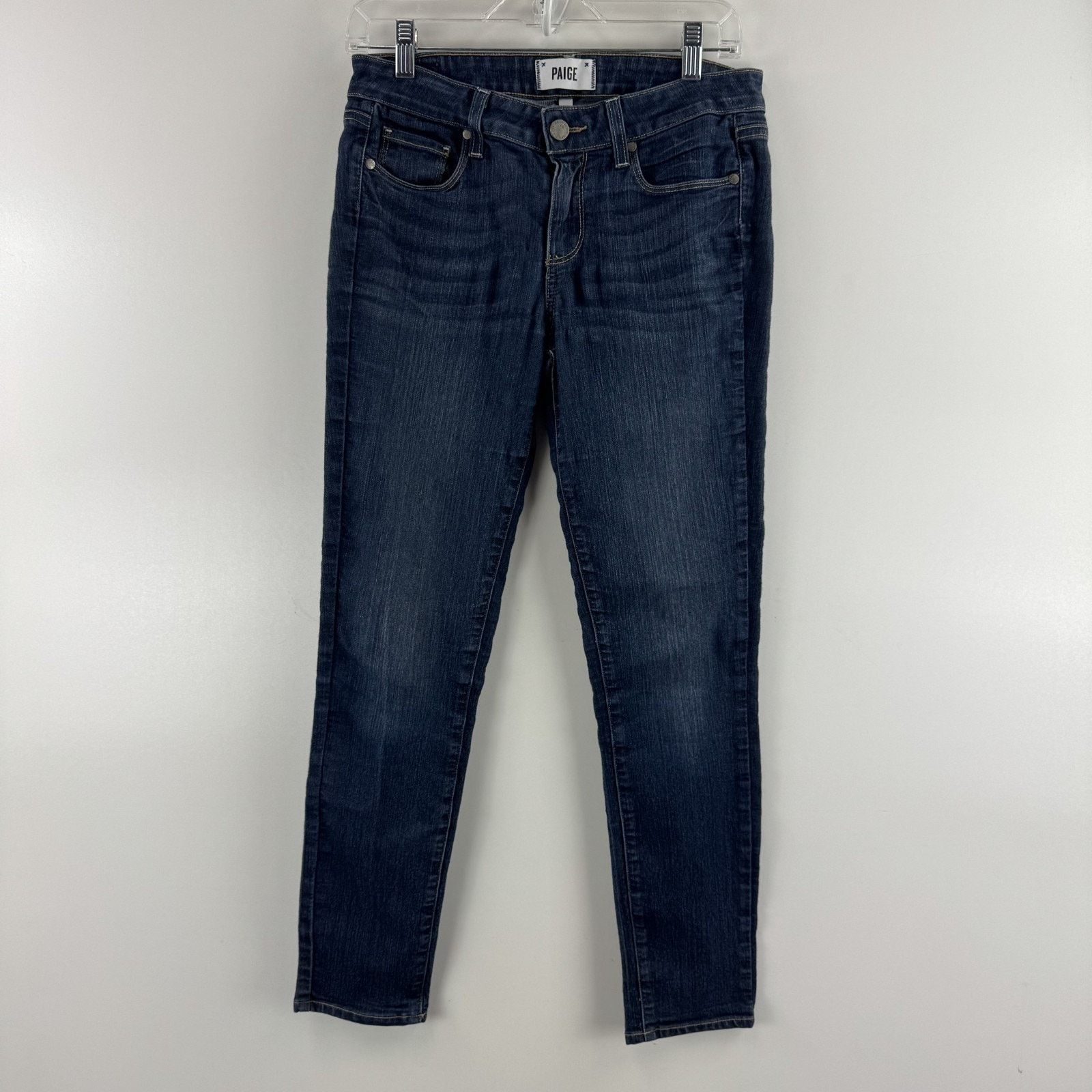 Paige Paige Kylie Crop Women's Skinny Blue Jeans Low Rise Light 28 Size 28" / US 6 / IT 42 - 1 Thumbnail
