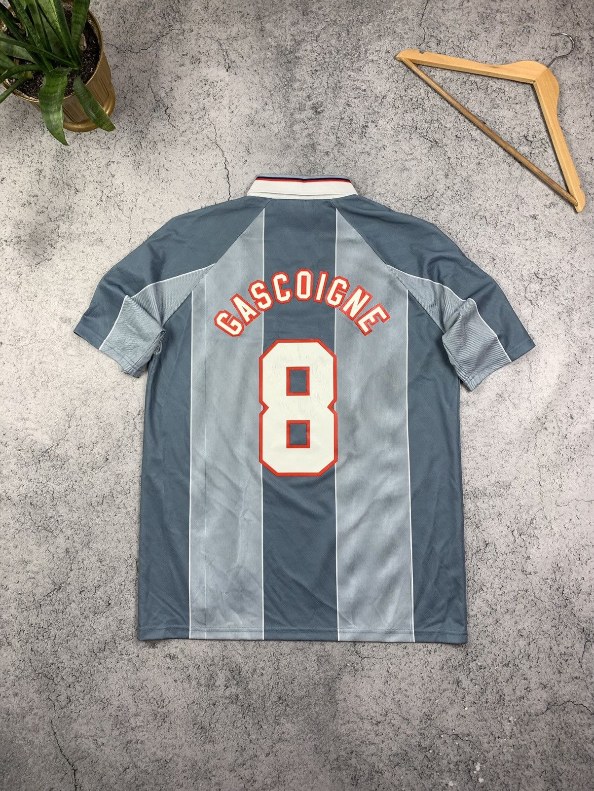 Other Umbro ENGLAND 1996-1997 Gascoigne 8 Away Replica Jersey XL Size US XL / EU 56 / 4 - 9 Thumbnail