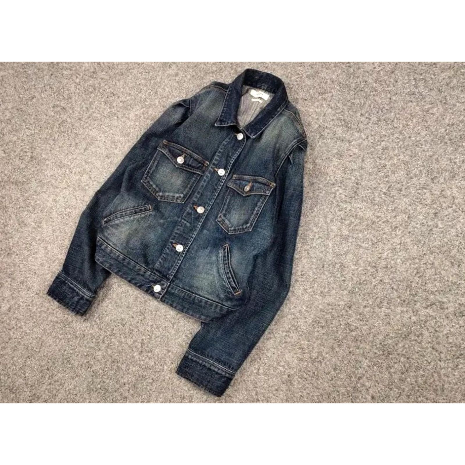 Vintage Isabel Marant Étoile Bolinea Denim Puff Sleeve Jacket Womens Regular 38 Blue Denim Jacket Vintage No Size XS / US 0-2 / IT 36-38 - 2 Thumbnail