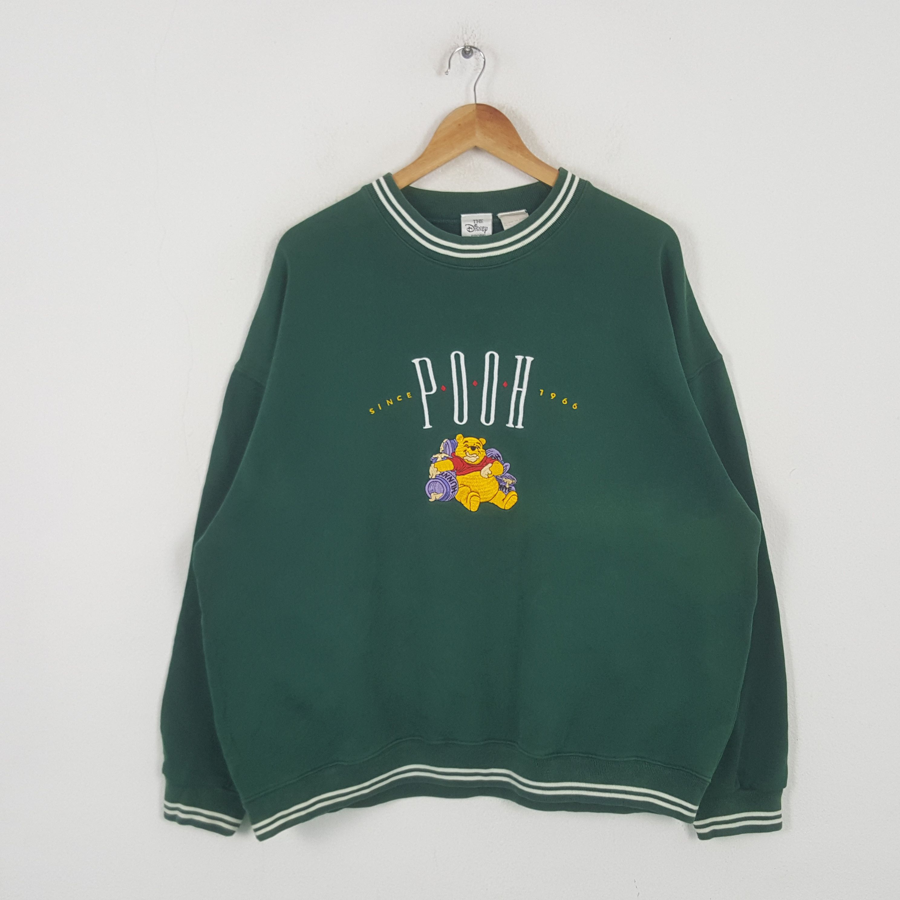 Disney Vintage Winnie The Pooh 1966 Cartoon Sweatshirt RR6 Size US XL / EU 56 / 4 - 1 Thumbnail