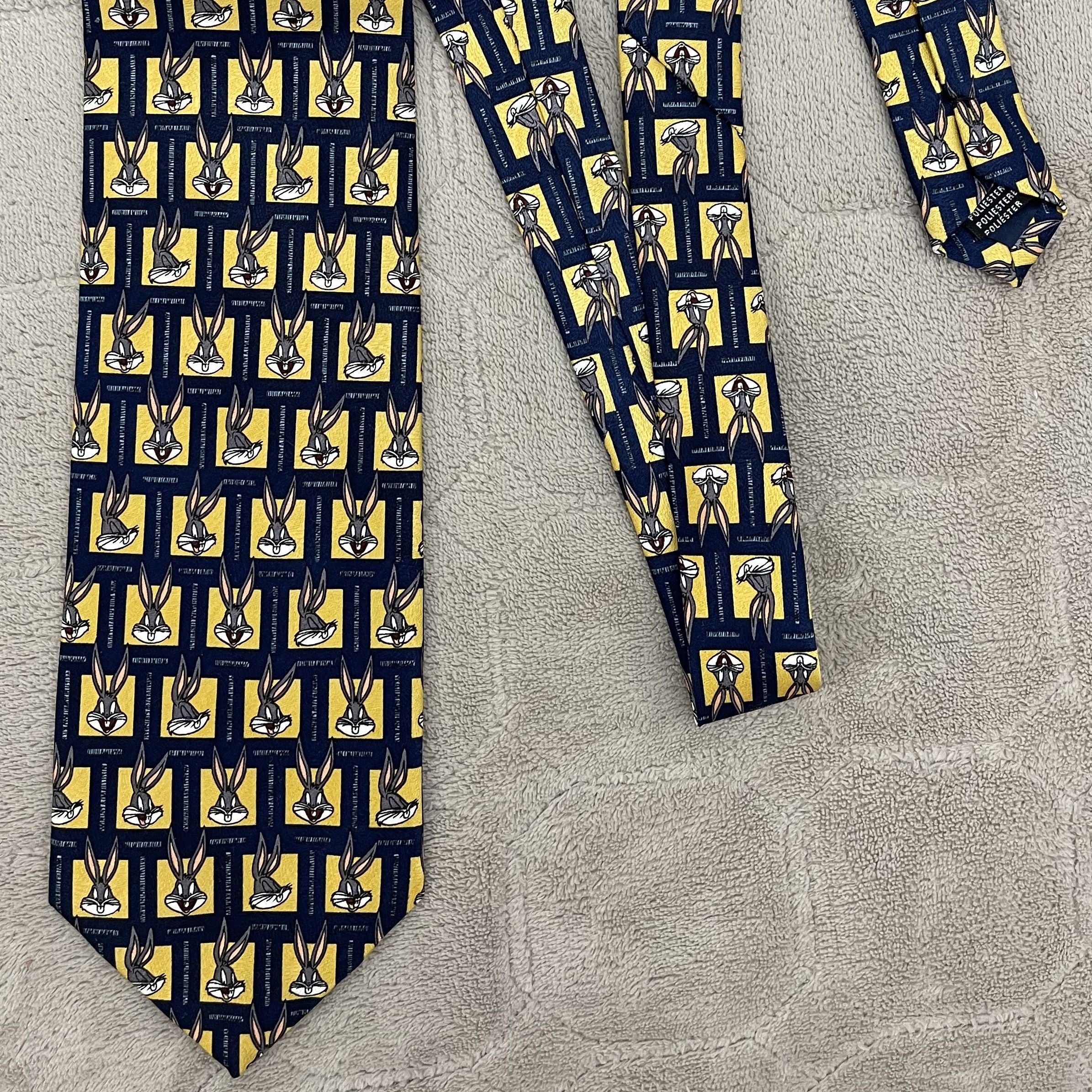 Vintage × Warner Bros Bunny Rabbit Warner Bros Vintage Tie 1997 Size ONE SIZE - 7 Thumbnail